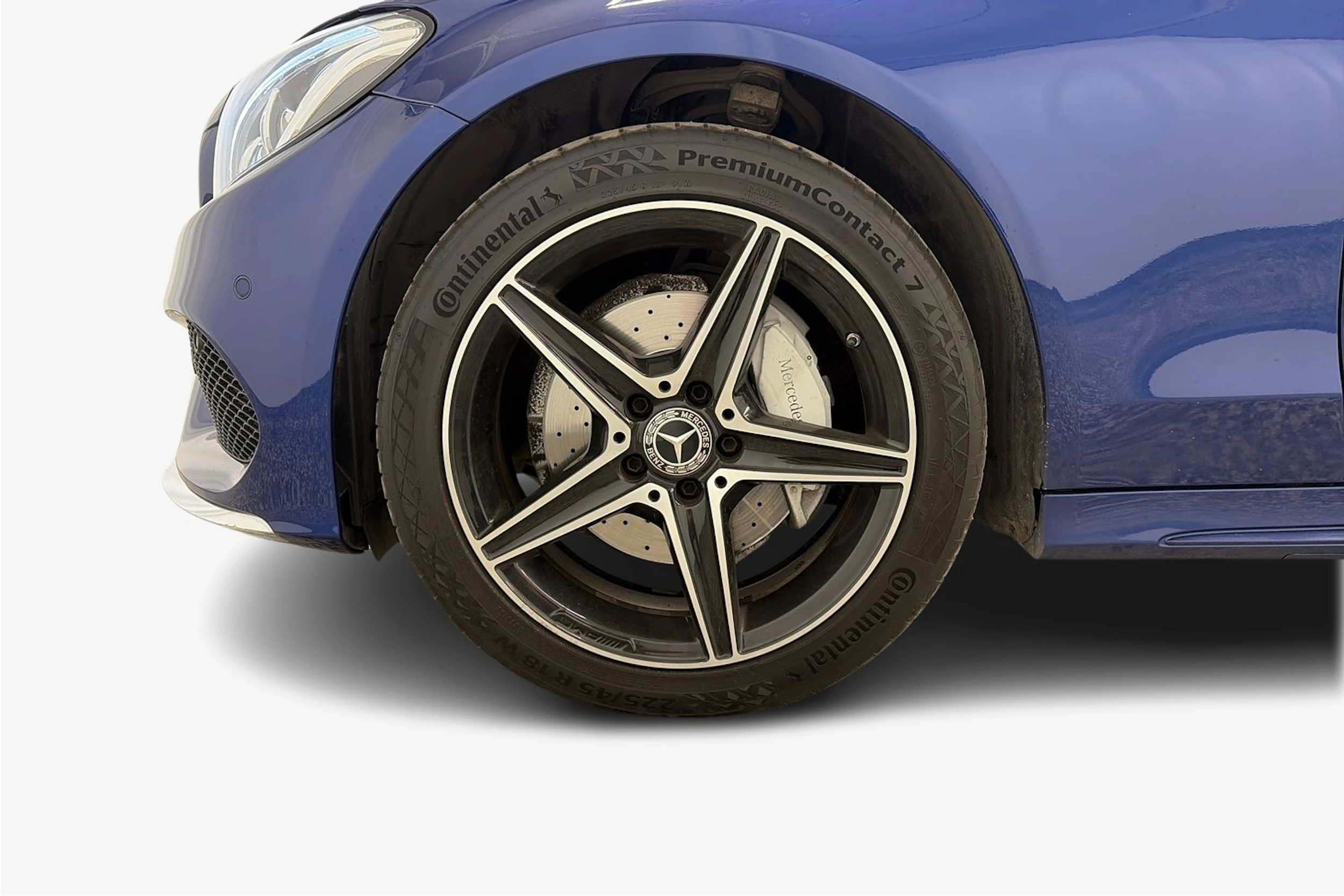 sininen Mercedes-Benz C 2017 kuva 12.