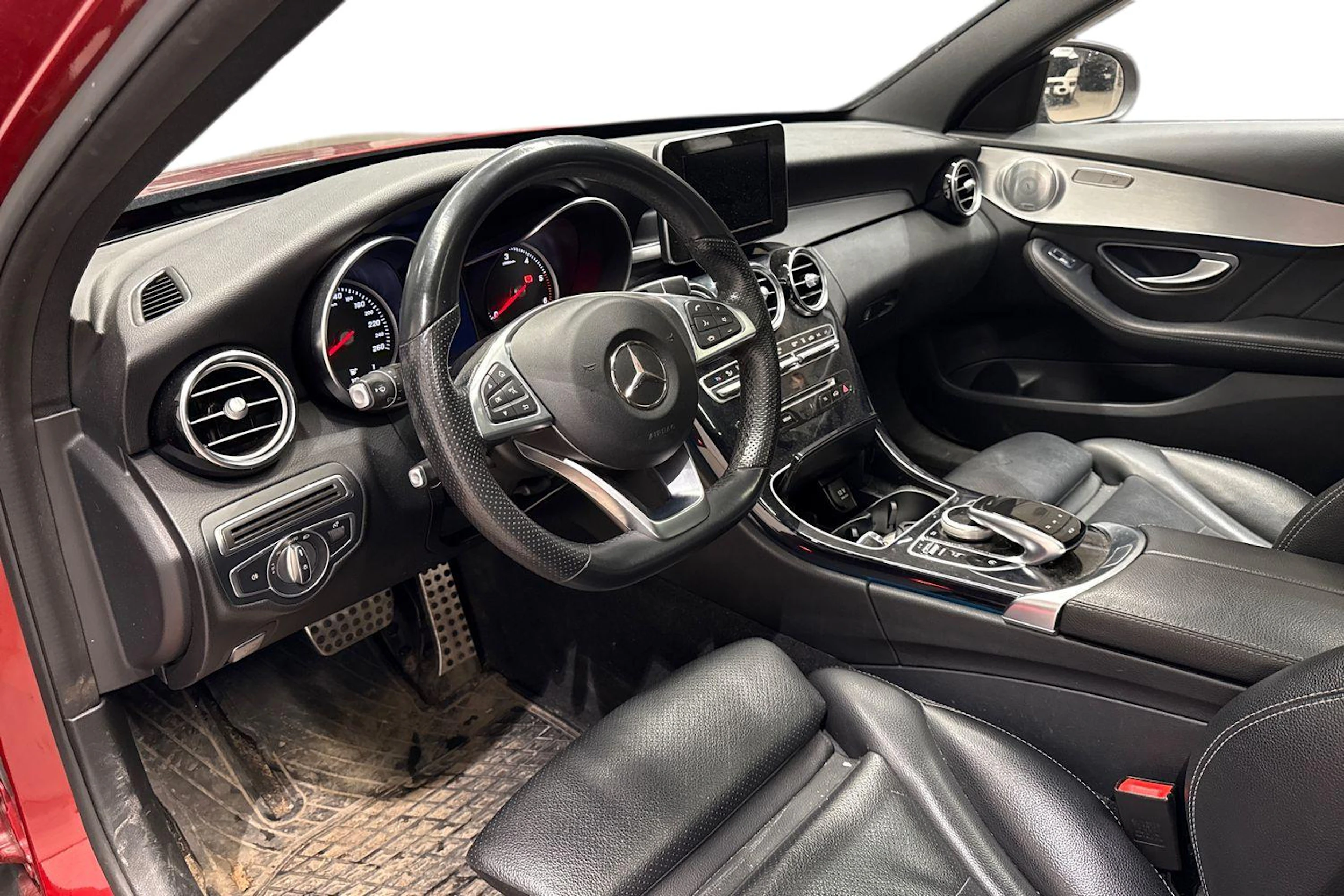 punainen Mercedes-Benz C 2017 kuva 3.