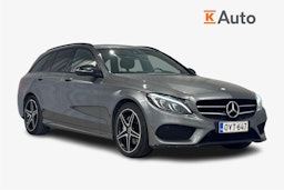 harmaa Mercedes-Benz C 2017 kuva 1.