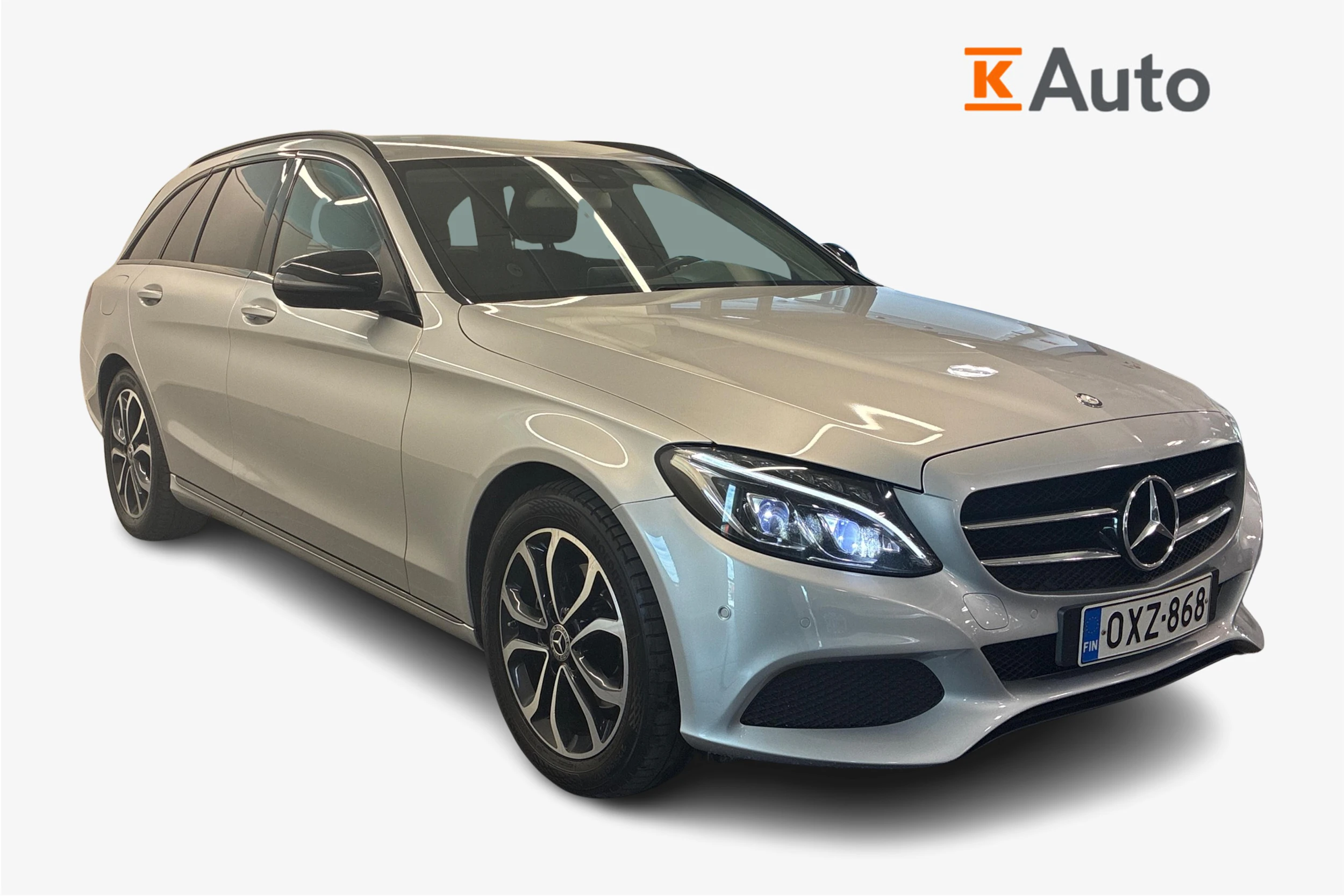 harmaa Mercedes-Benz C 2017 kuva 1.