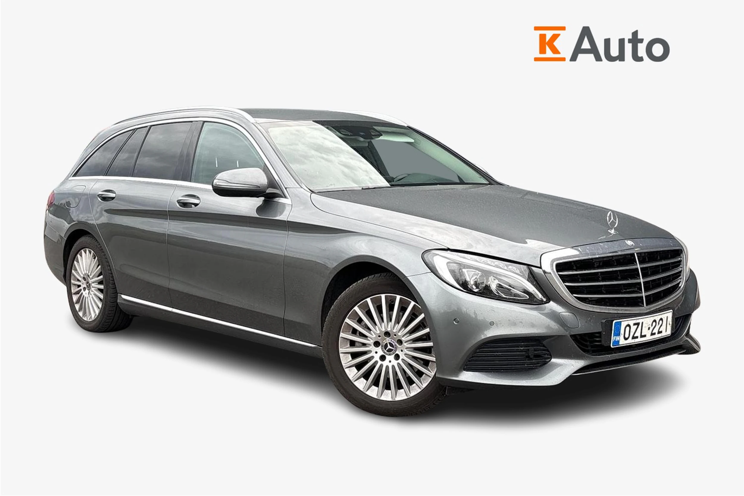 harmaa Mercedes-Benz C 2017 kuva 1.