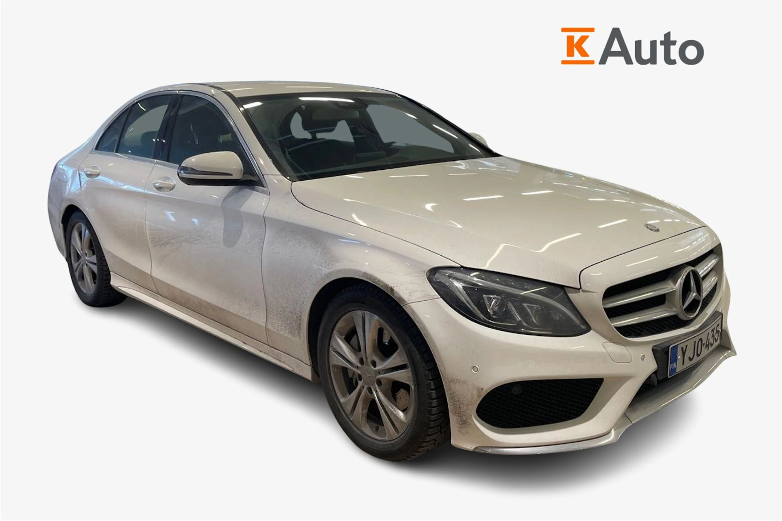 Valkoinen Mercedes-Benz C 2017 kuva 1.