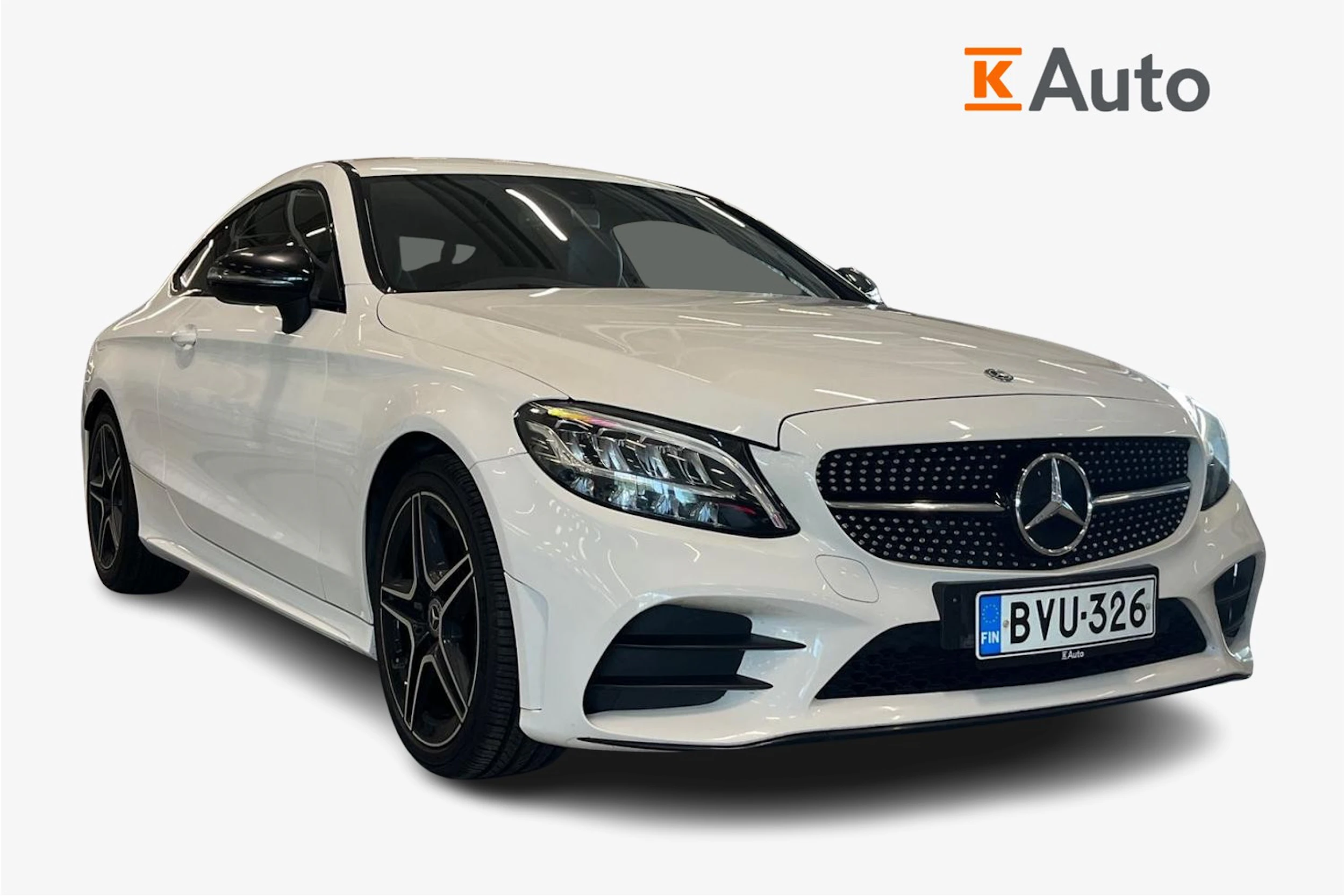 valkoinen Mercedes-Benz C 2019 kuva 1.
