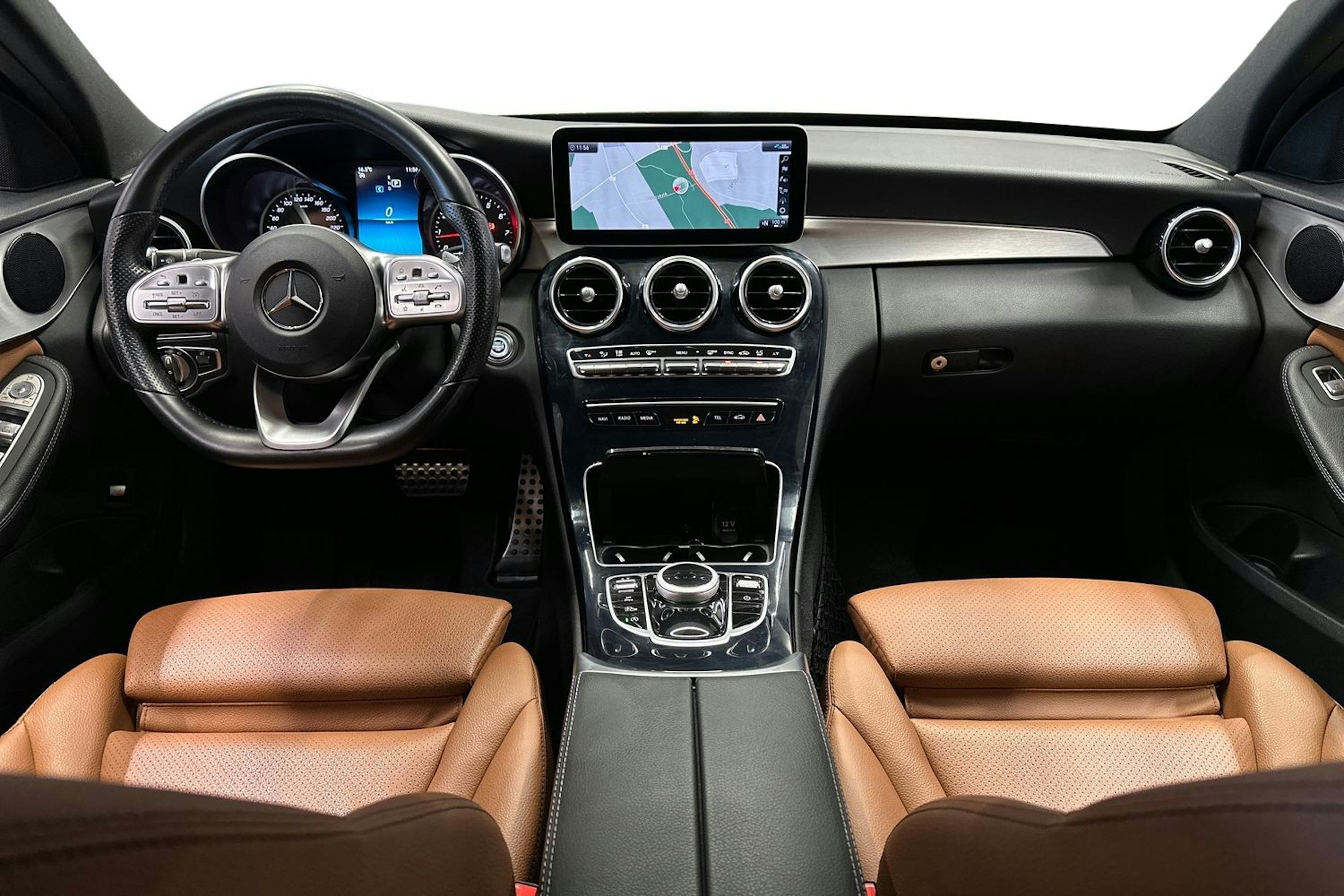 valkoinen Mercedes-Benz C 2019 kuva 9.