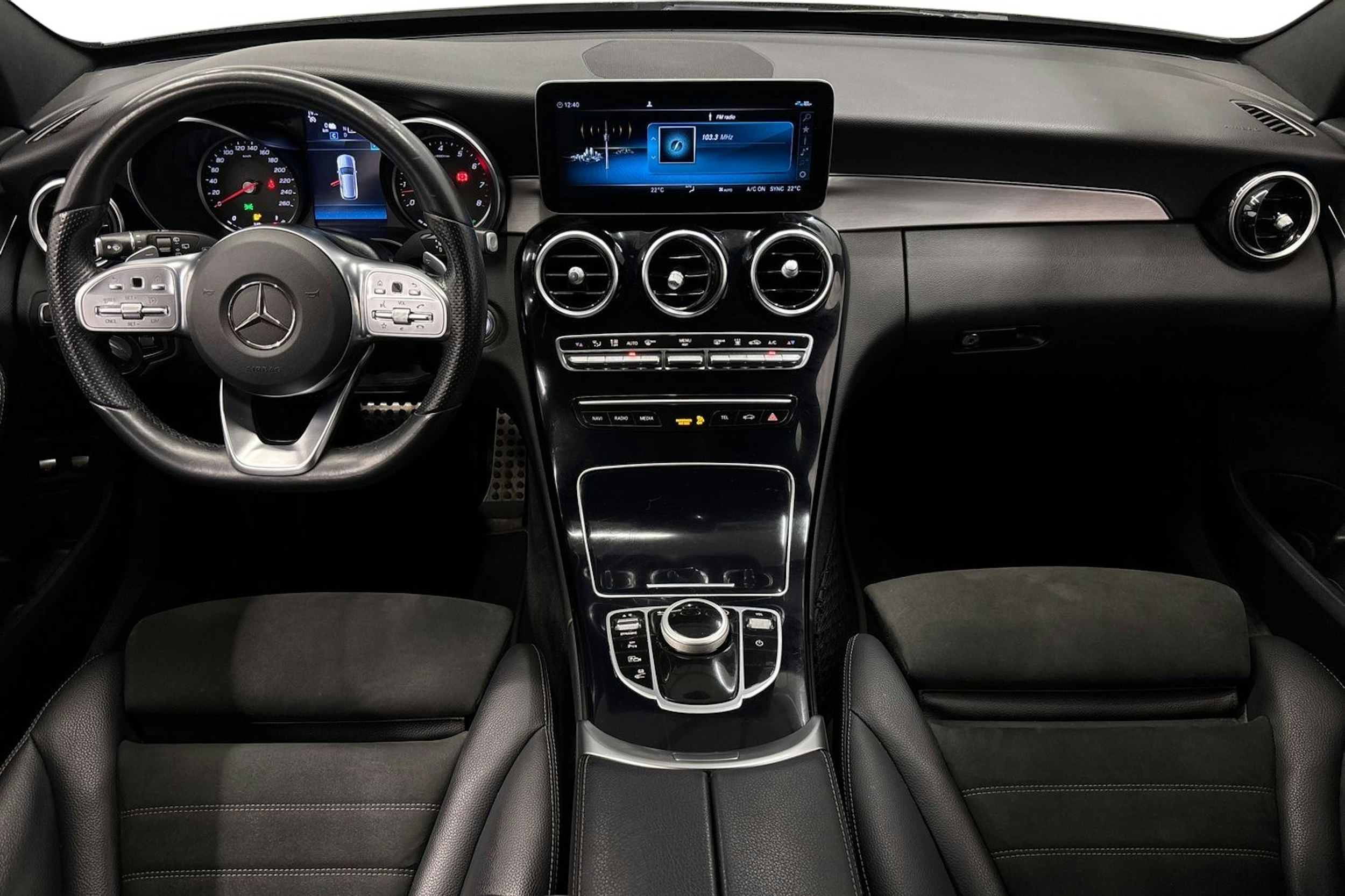 valkoinen Mercedes-Benz C 2020 kuva 9.