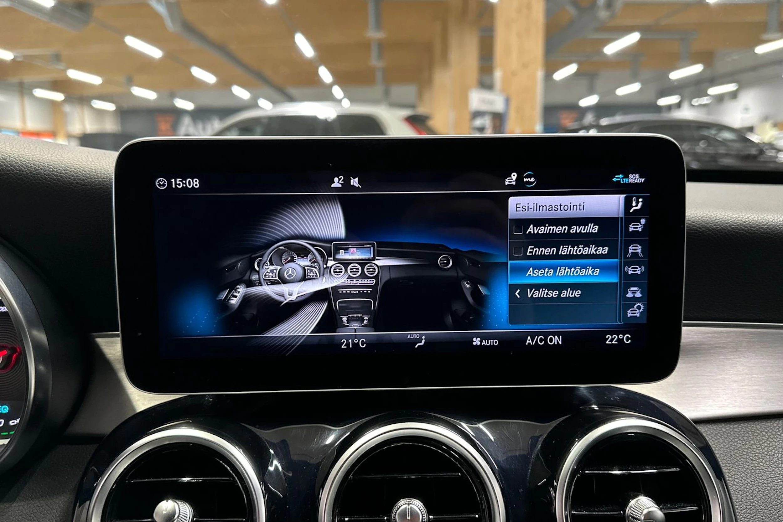 harmaa Mercedes-Benz C 2020 kuva 15.