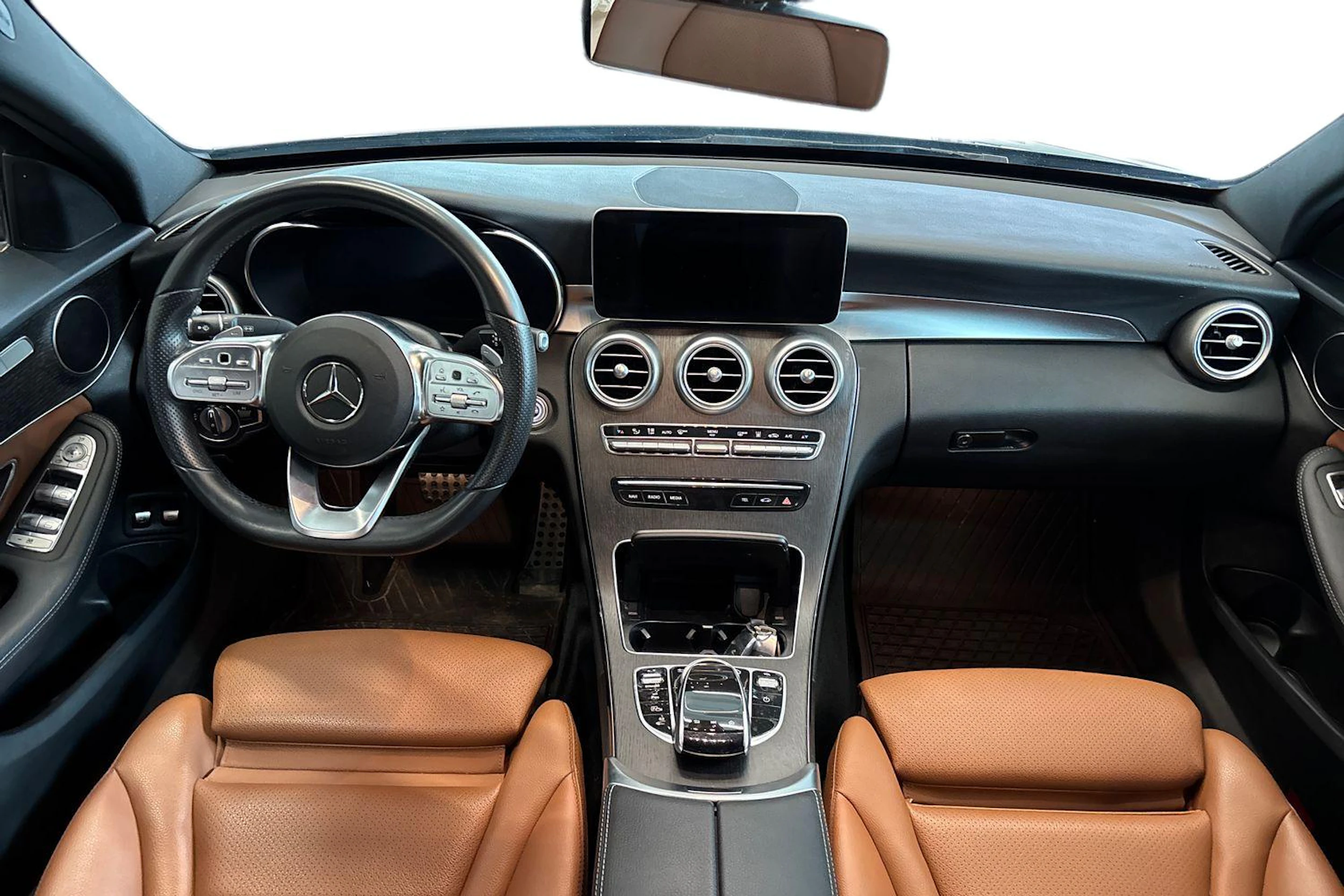sininen Mercedes-Benz C 2021 kuva 9.