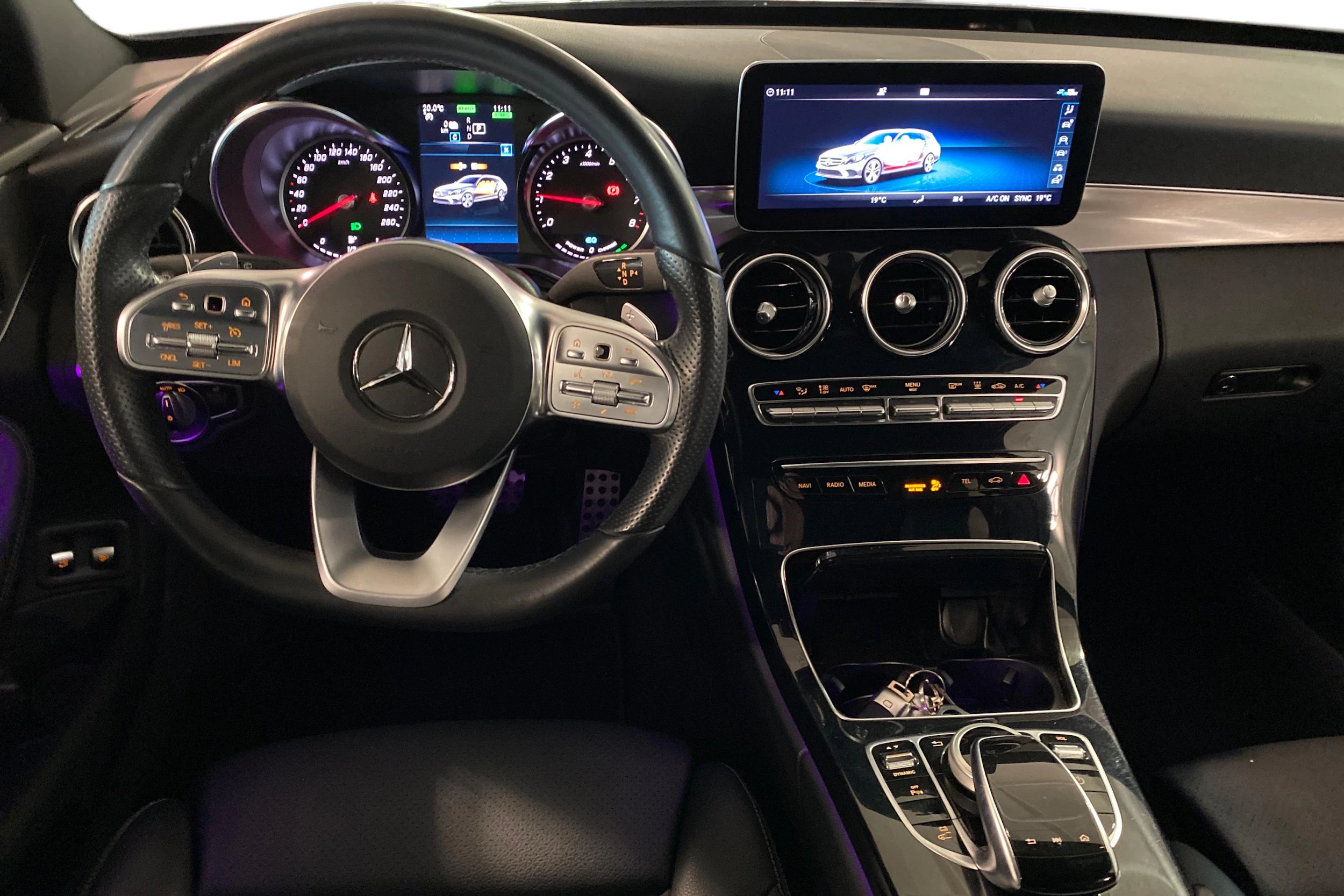 harmaa Mercedes-Benz C 2021 kuva 9.