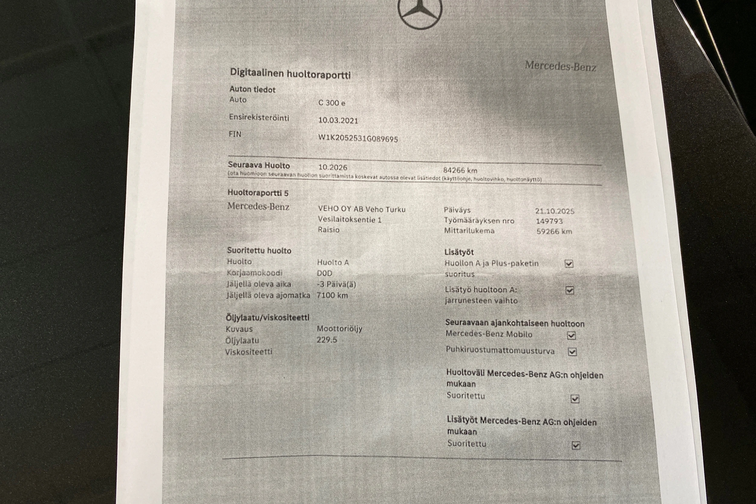 harmaa Mercedes-Benz C 2021 kuva 19.
