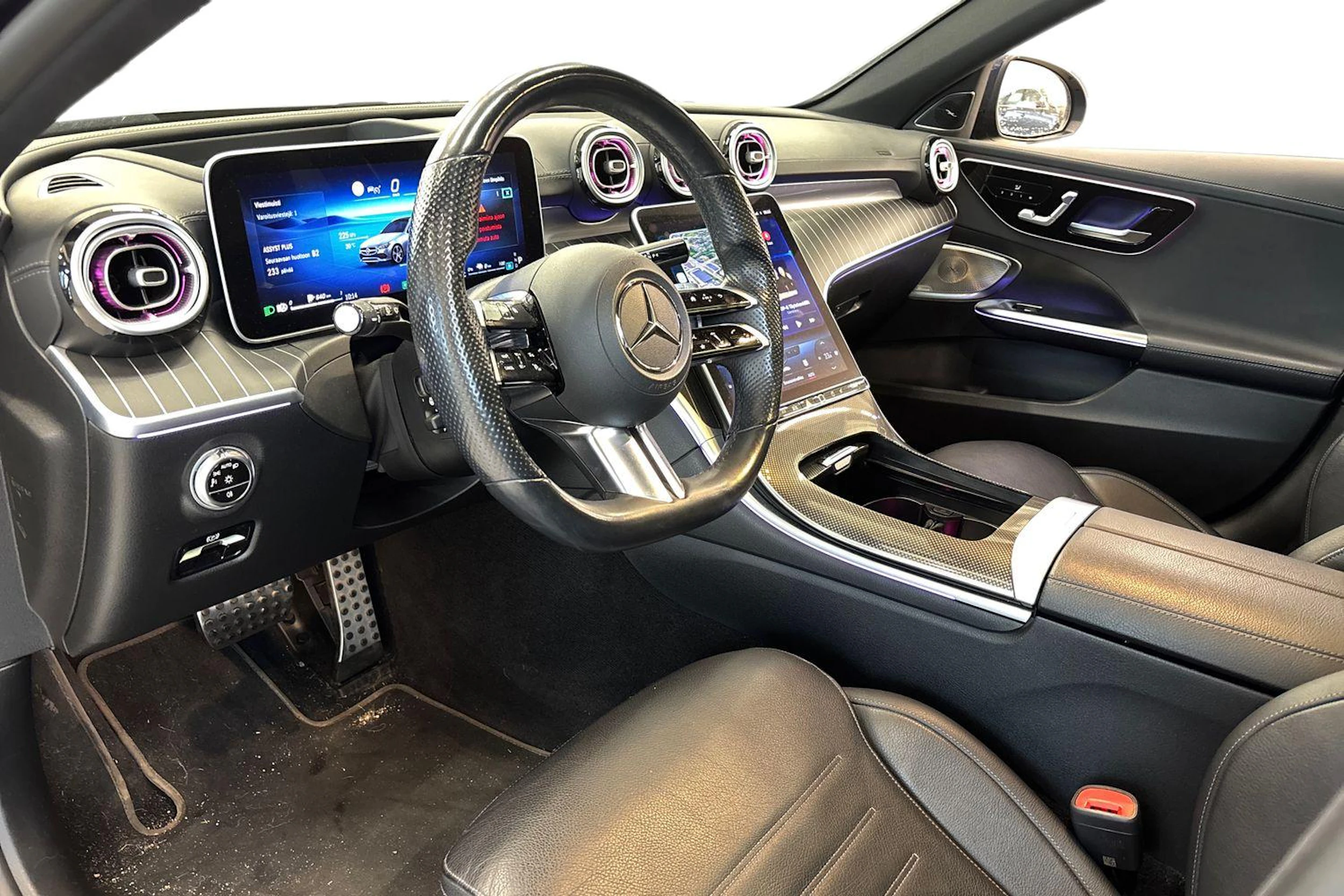 sininen Mercedes-Benz C 2022 kuva 3.