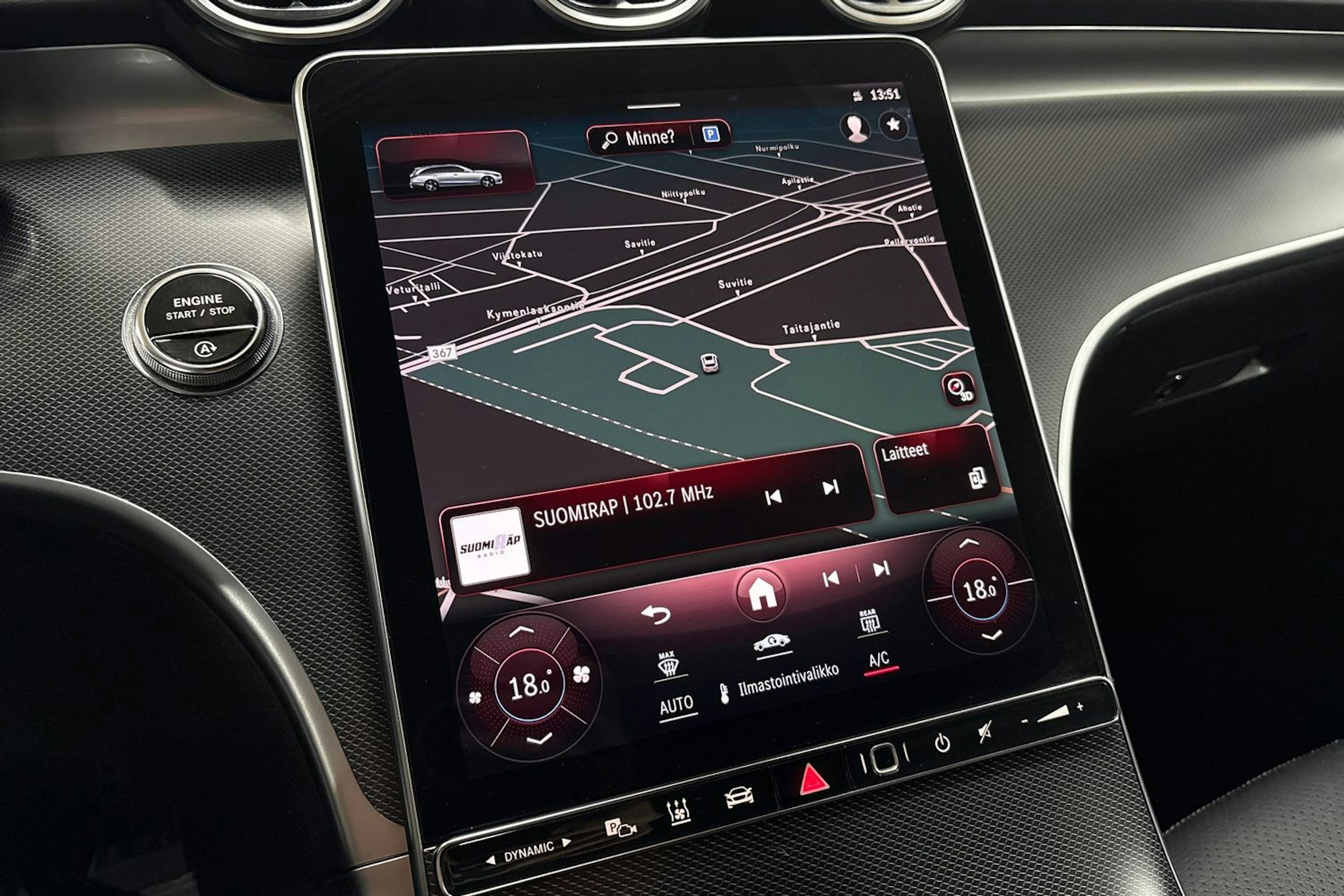 Harmaa Mercedes-Benz C 2022 kuva 16.