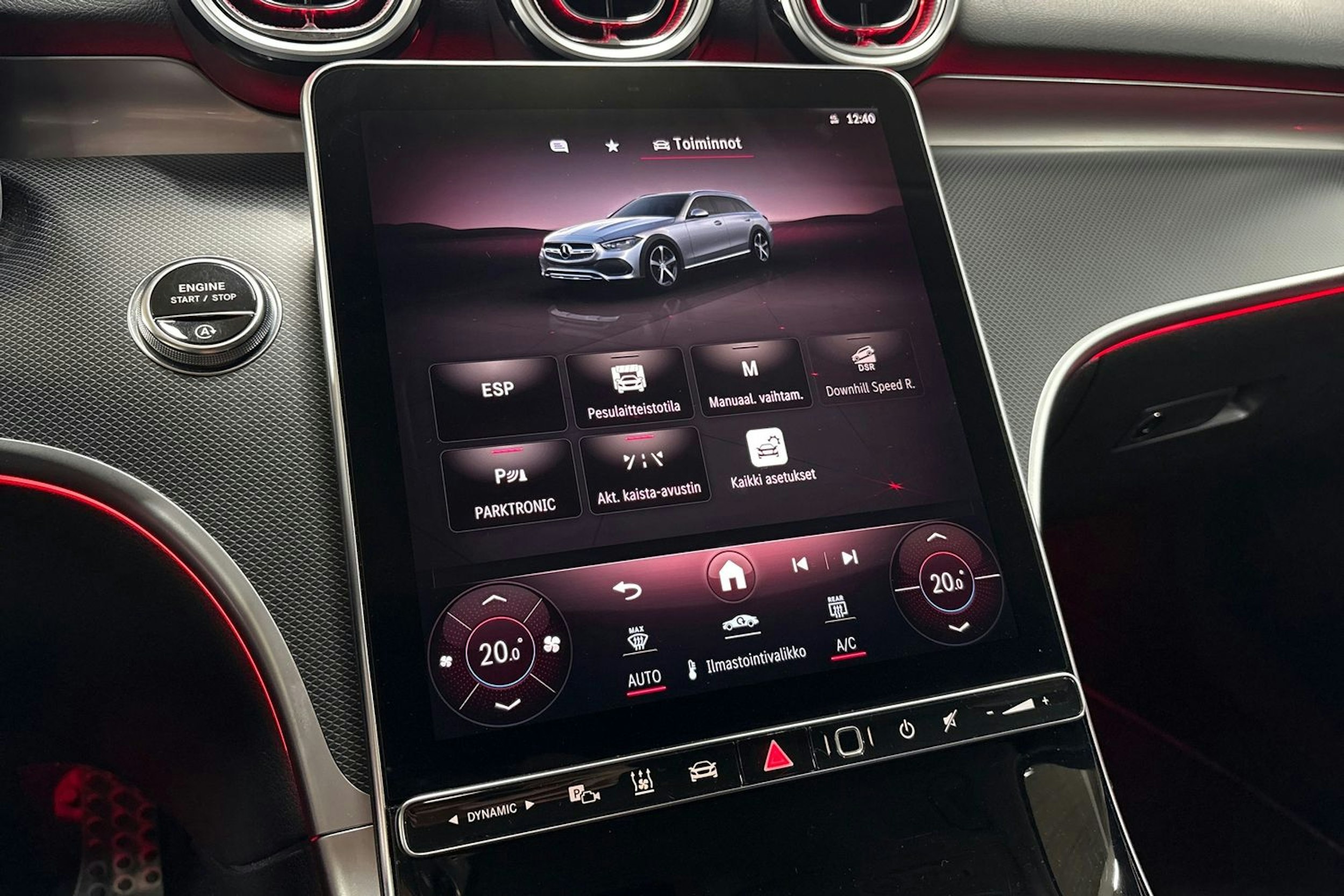 Musta Mercedes-Benz C 2023 kuva 20.