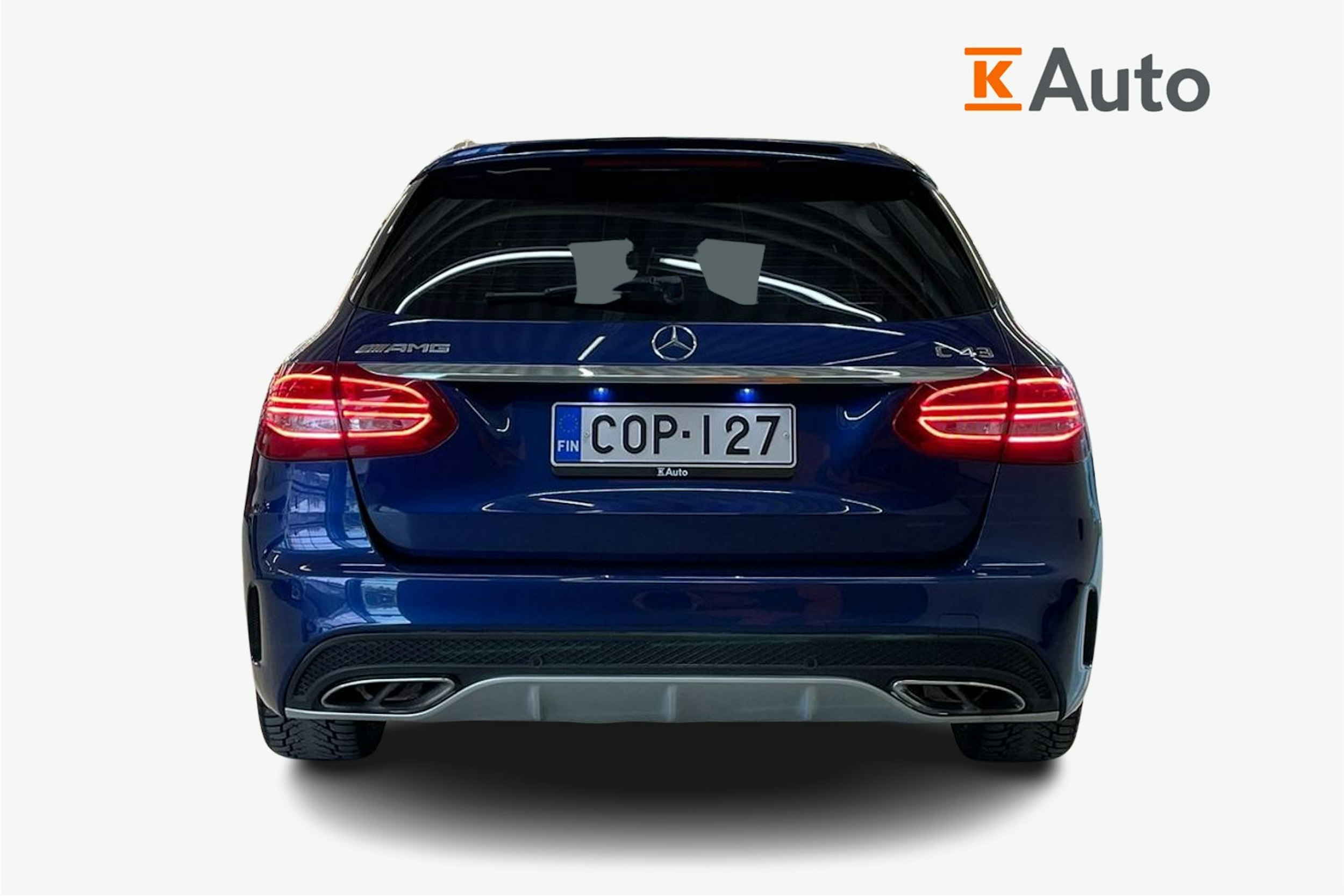 sininen Mercedes-Benz C 43 AMG 2017 kuva 3.