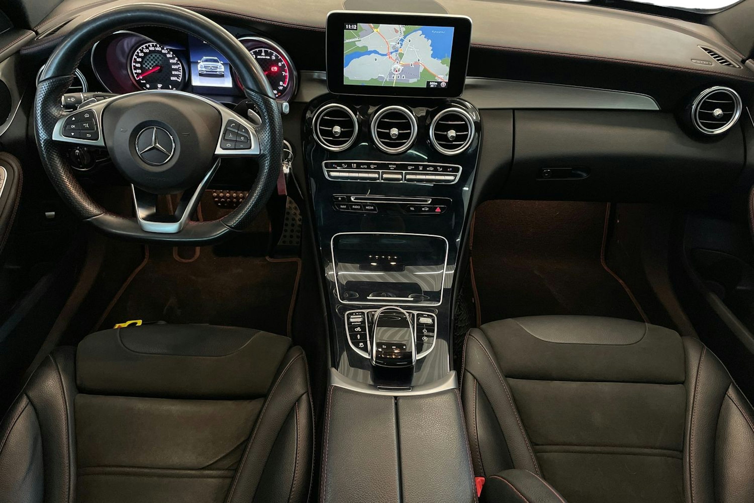 sininen Mercedes-Benz C 43 AMG 2017 kuva 9.