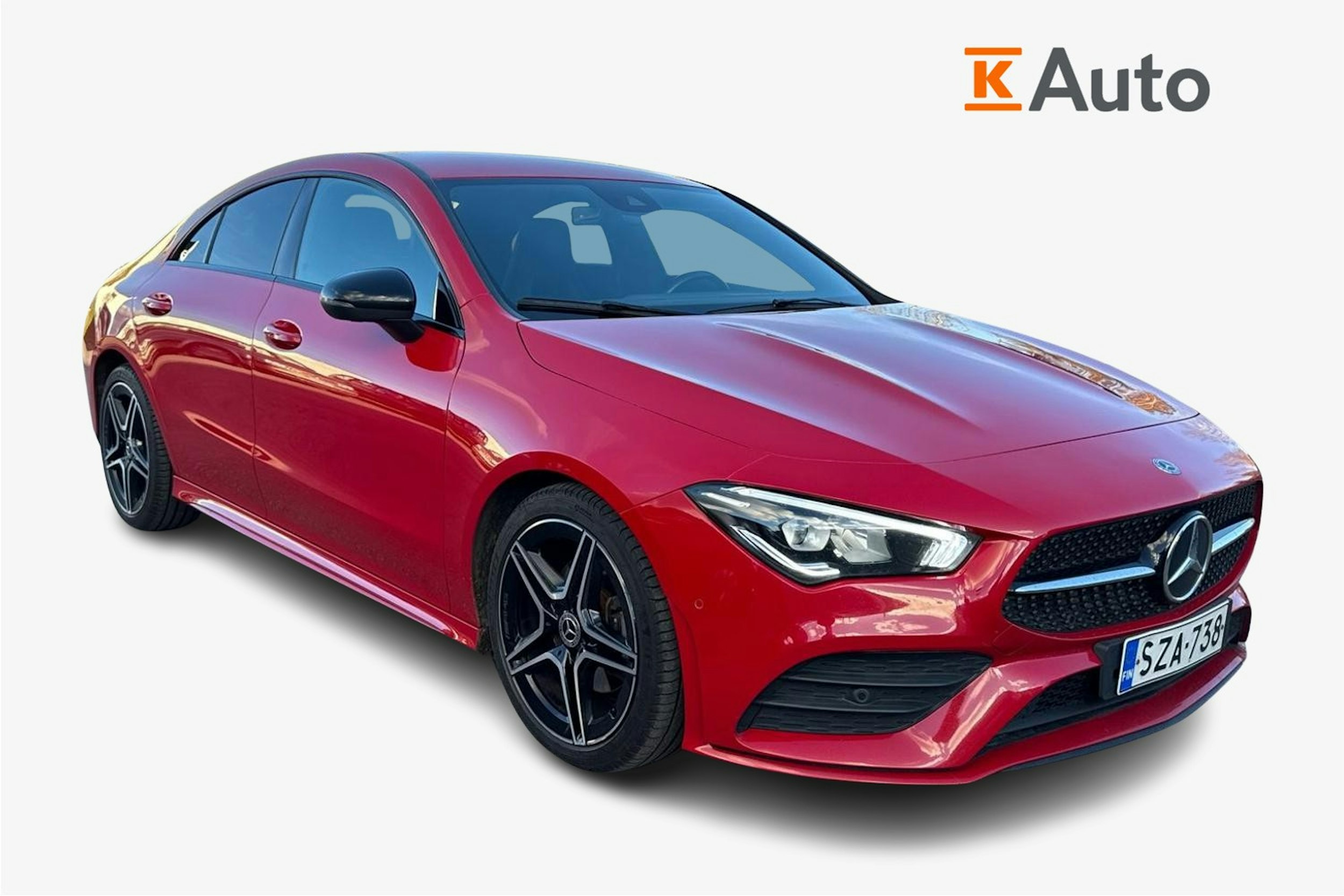 punainen Mercedes-Benz CLA 2020 kuva 1.