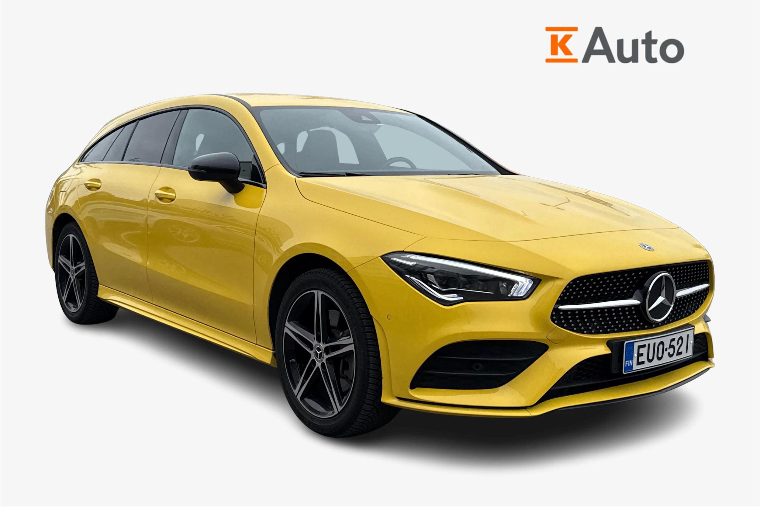 keltainen Mercedes-Benz CLA 2023 kuva 1.