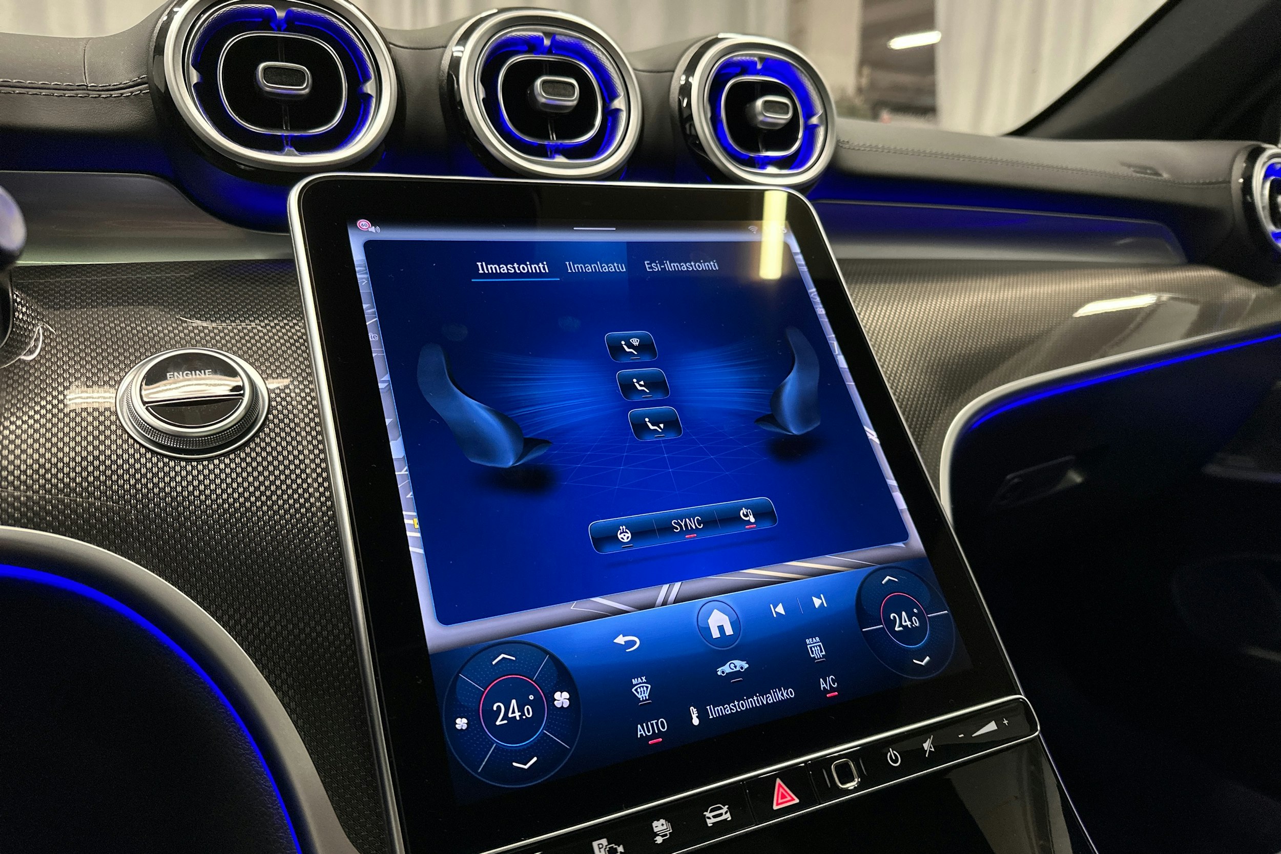 sininen Mercedes-Benz CLE 2024 kuva 19.