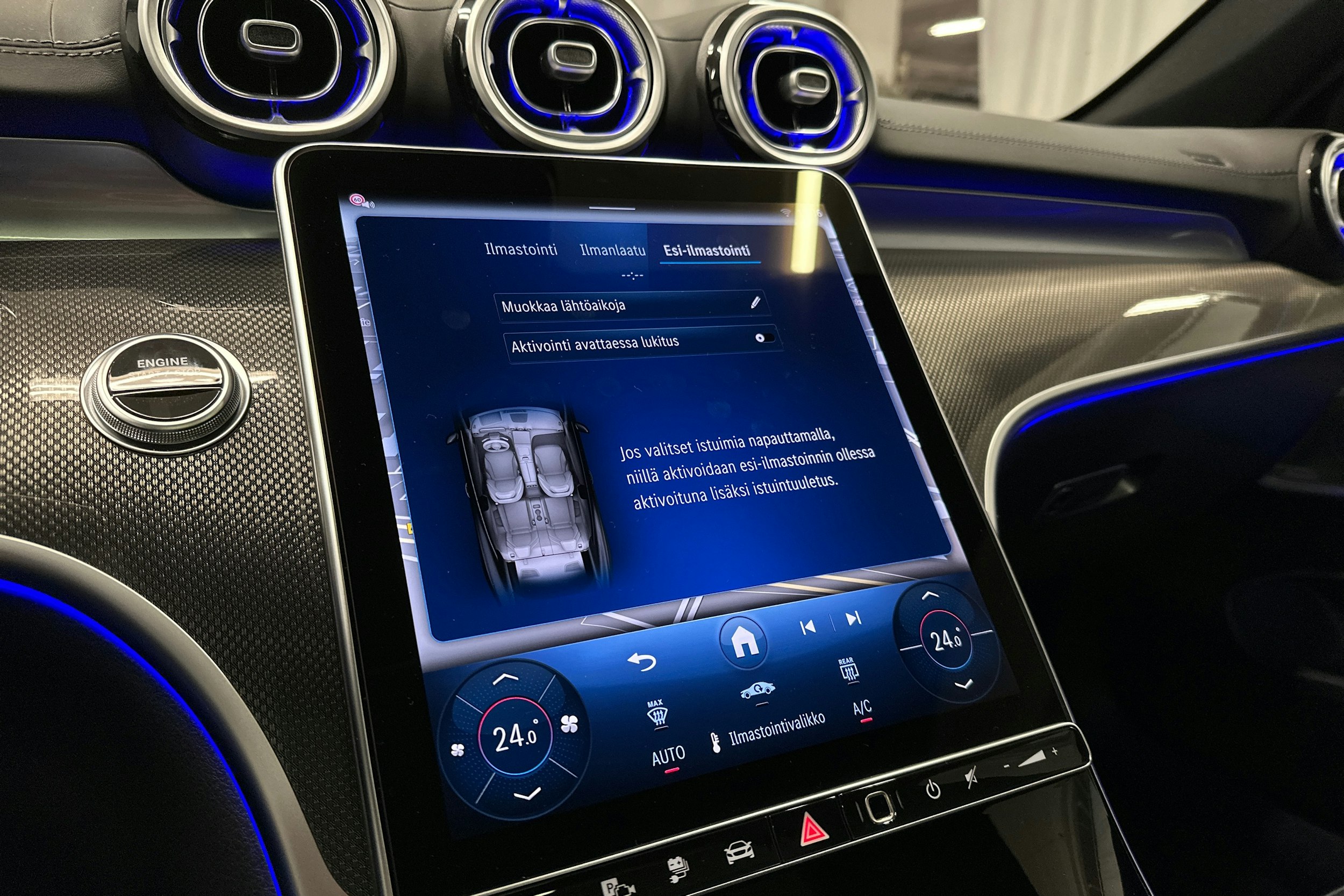 sininen Mercedes-Benz CLE 2024 kuva 20.