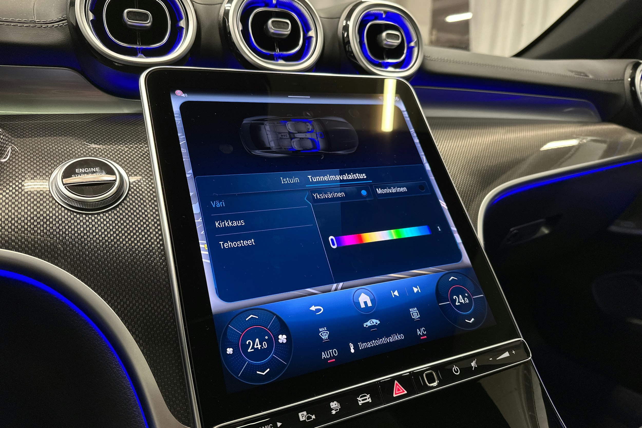 sininen Mercedes-Benz CLE 2024 kuva 21.