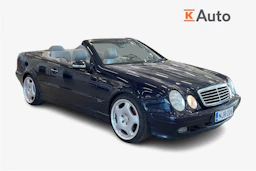sininen Mercedes-Benz CLK 2002 kuva 1.