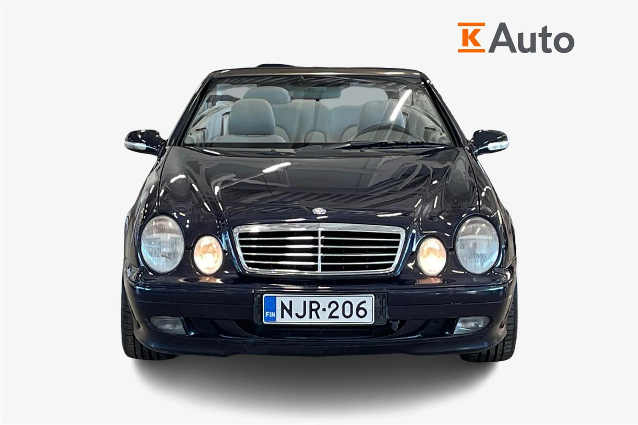 sininen Mercedes-Benz CLK 2002 kuva 4.