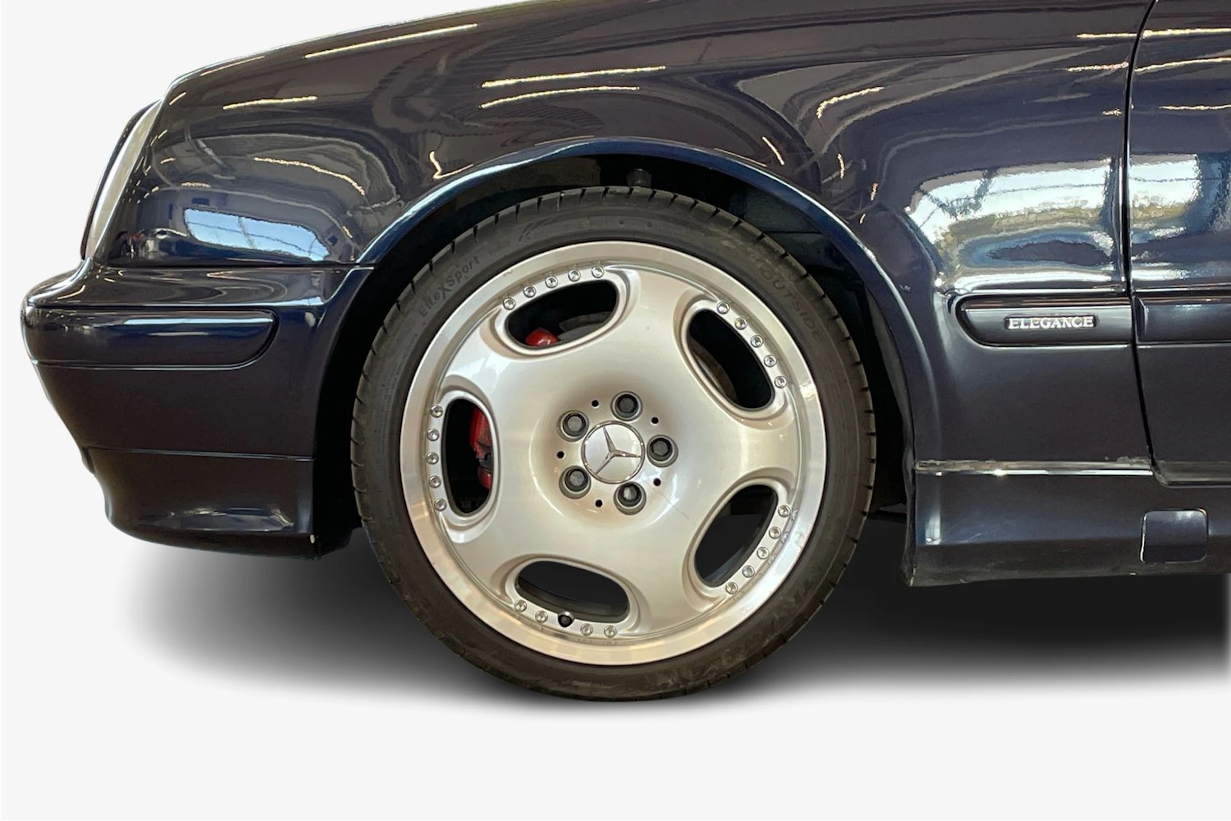 sininen Mercedes-Benz CLK 2002 kuva 9.