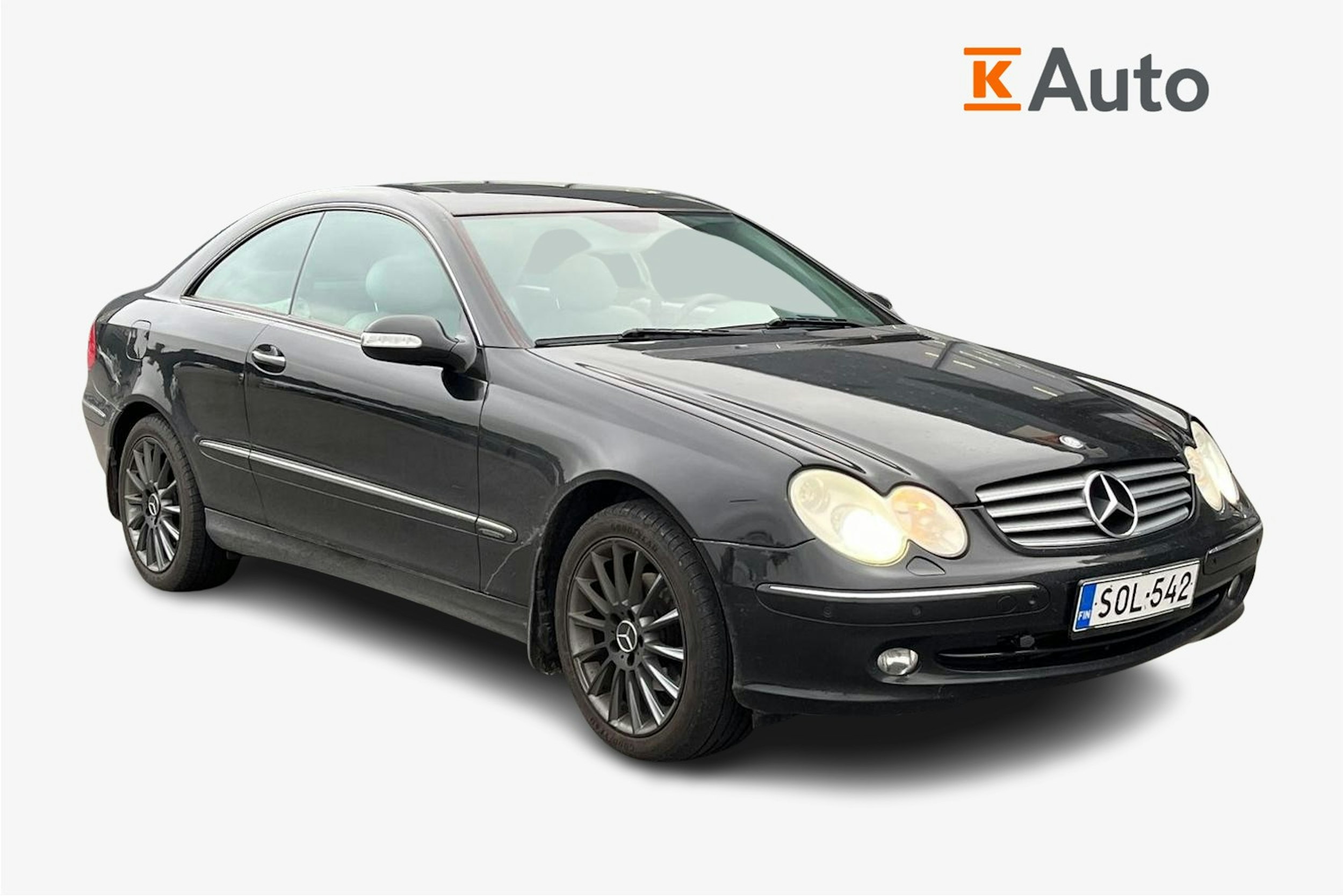 musta Mercedes-Benz CLK 2006 kuva 1.