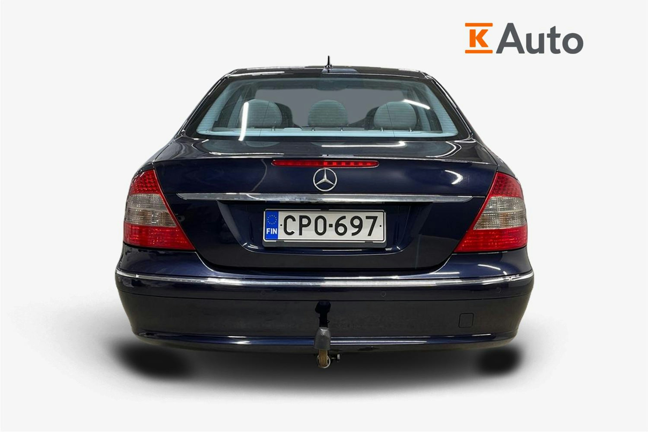 Sininen Mercedes-Benz E 2007 kuva 3.