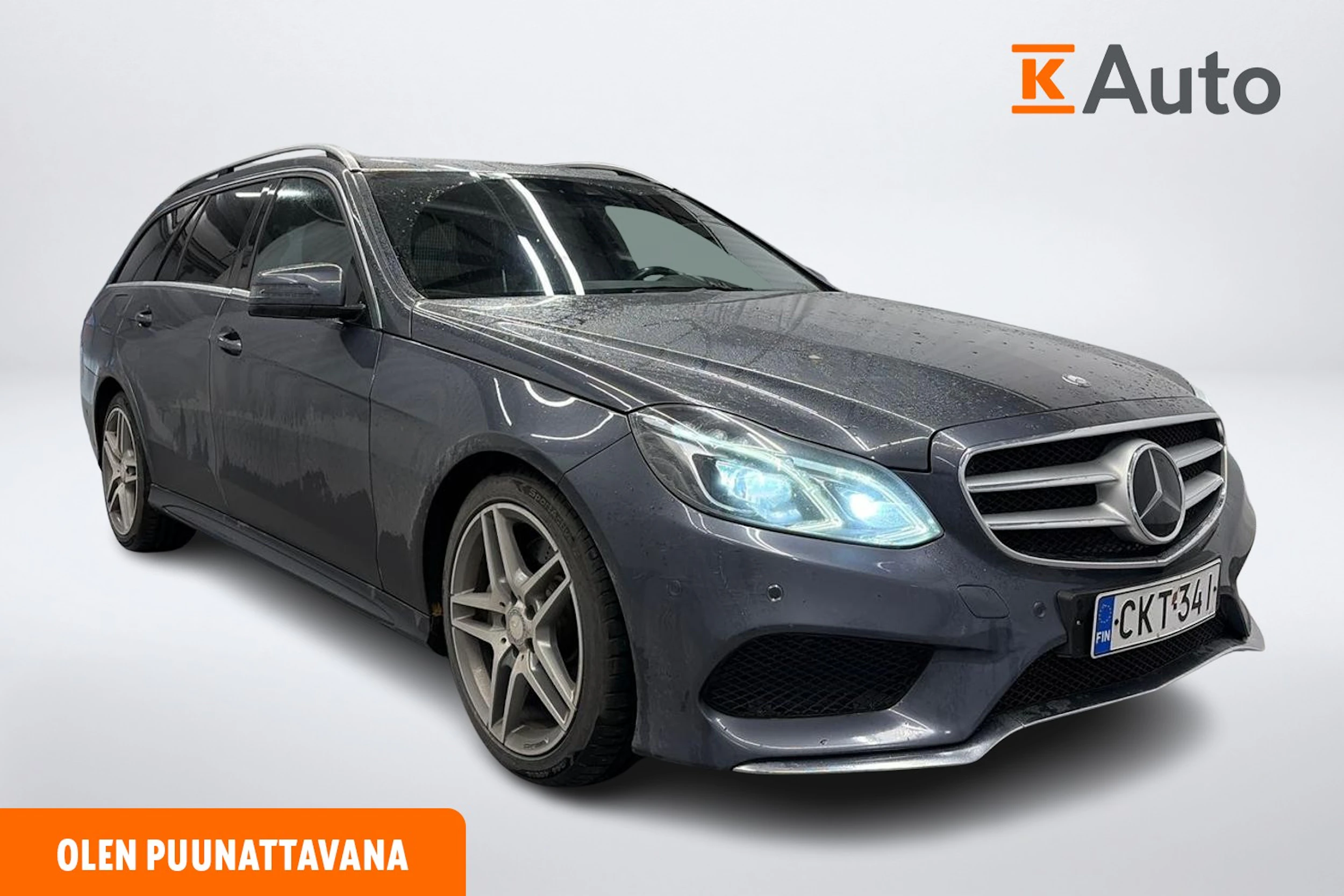 harmaa Mercedes-Benz E 2014 kuva 1.