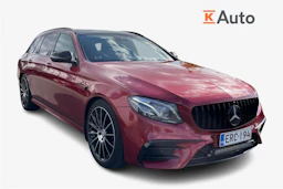 punainen Mercedes-Benz E 2018 kuva 1.