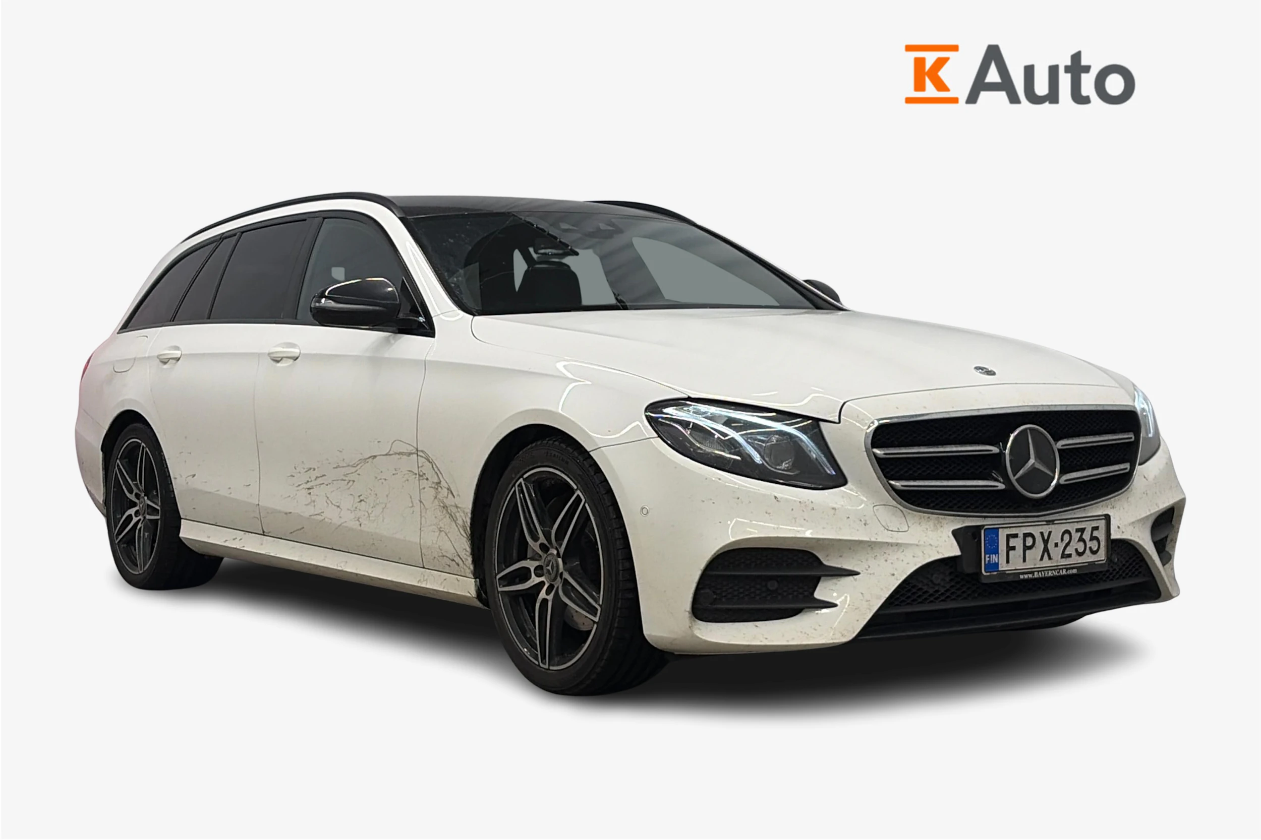valkoinen Mercedes-Benz E 2018 kuva 1.