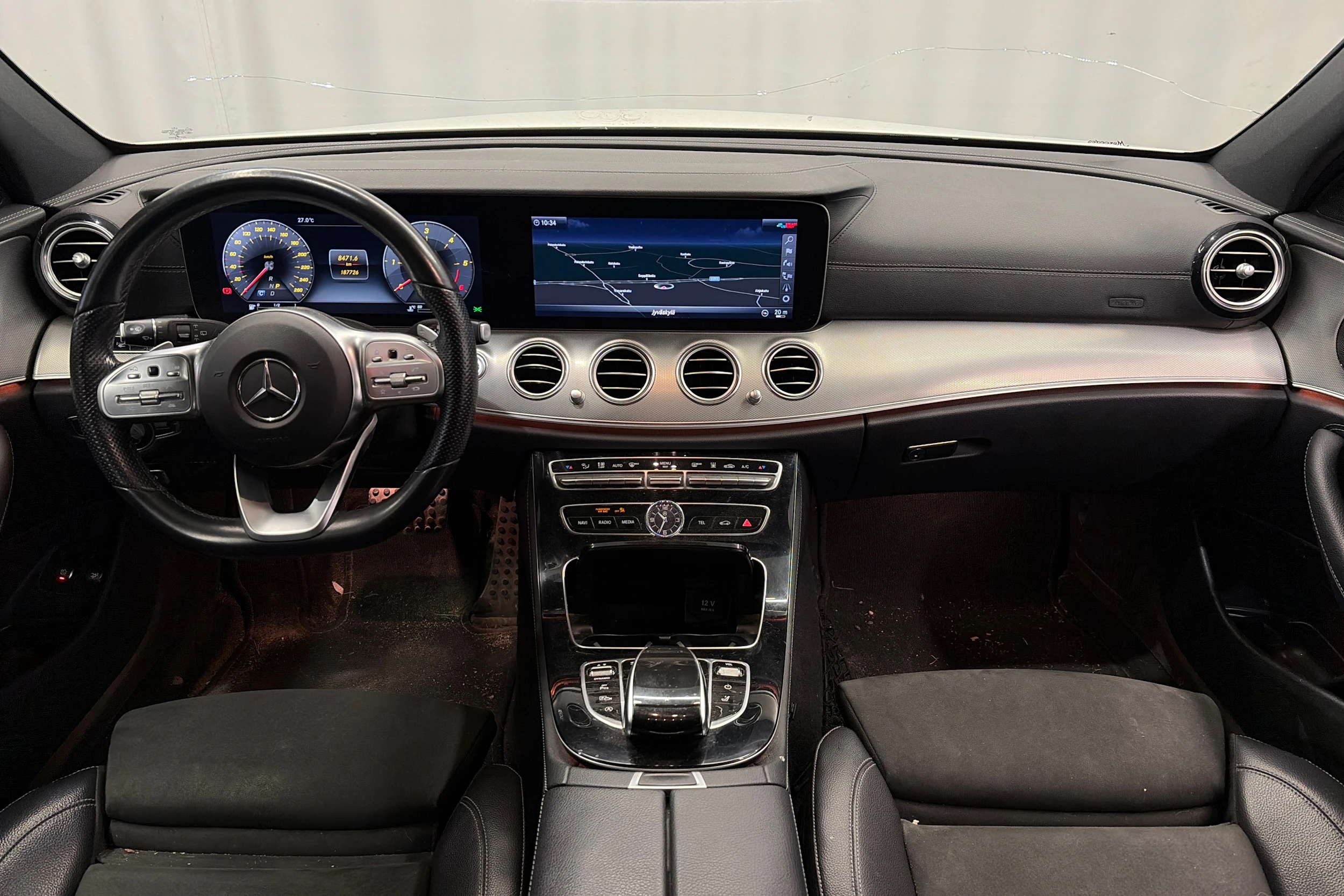 valkoinen Mercedes-Benz E 2018 kuva 7.