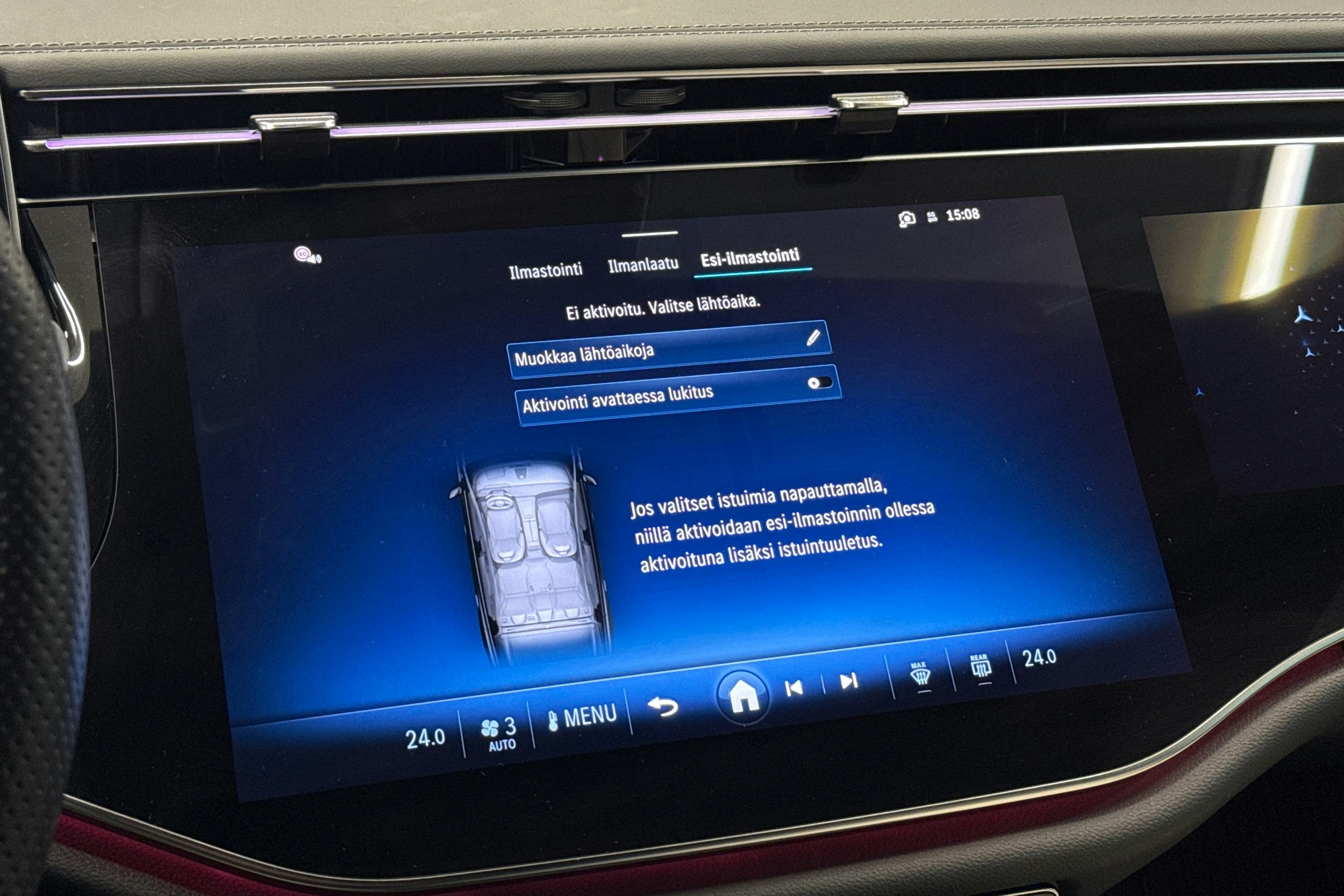 sininen Mercedes-Benz E 2024 kuva 24.