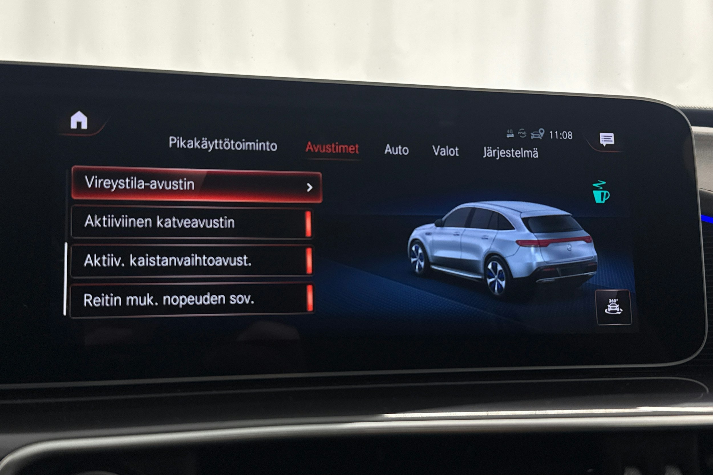 harmaa Mercedes-Benz EQC 2019 kuva 22.