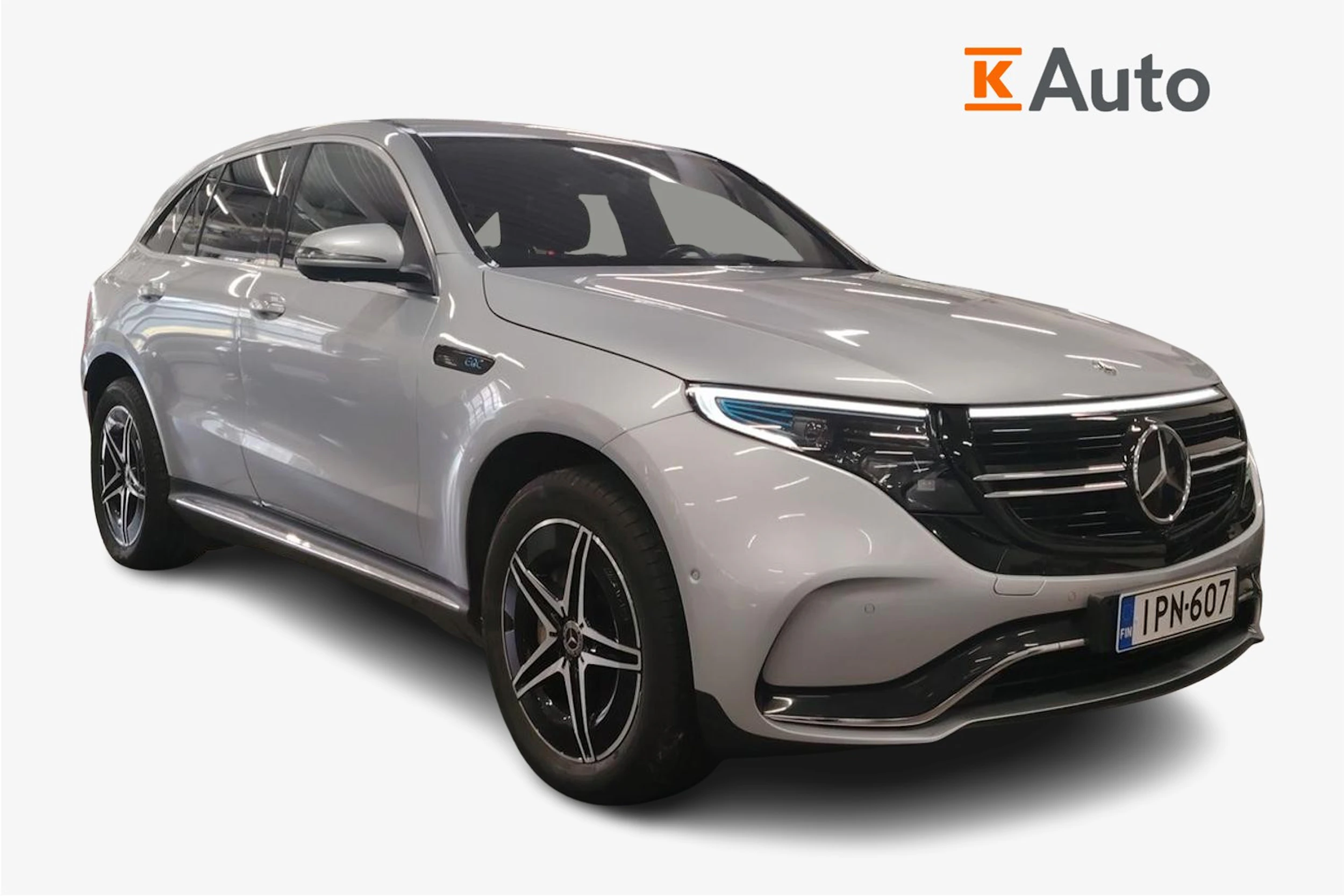harmaa Mercedes-Benz EQC 2020 kuva 1.