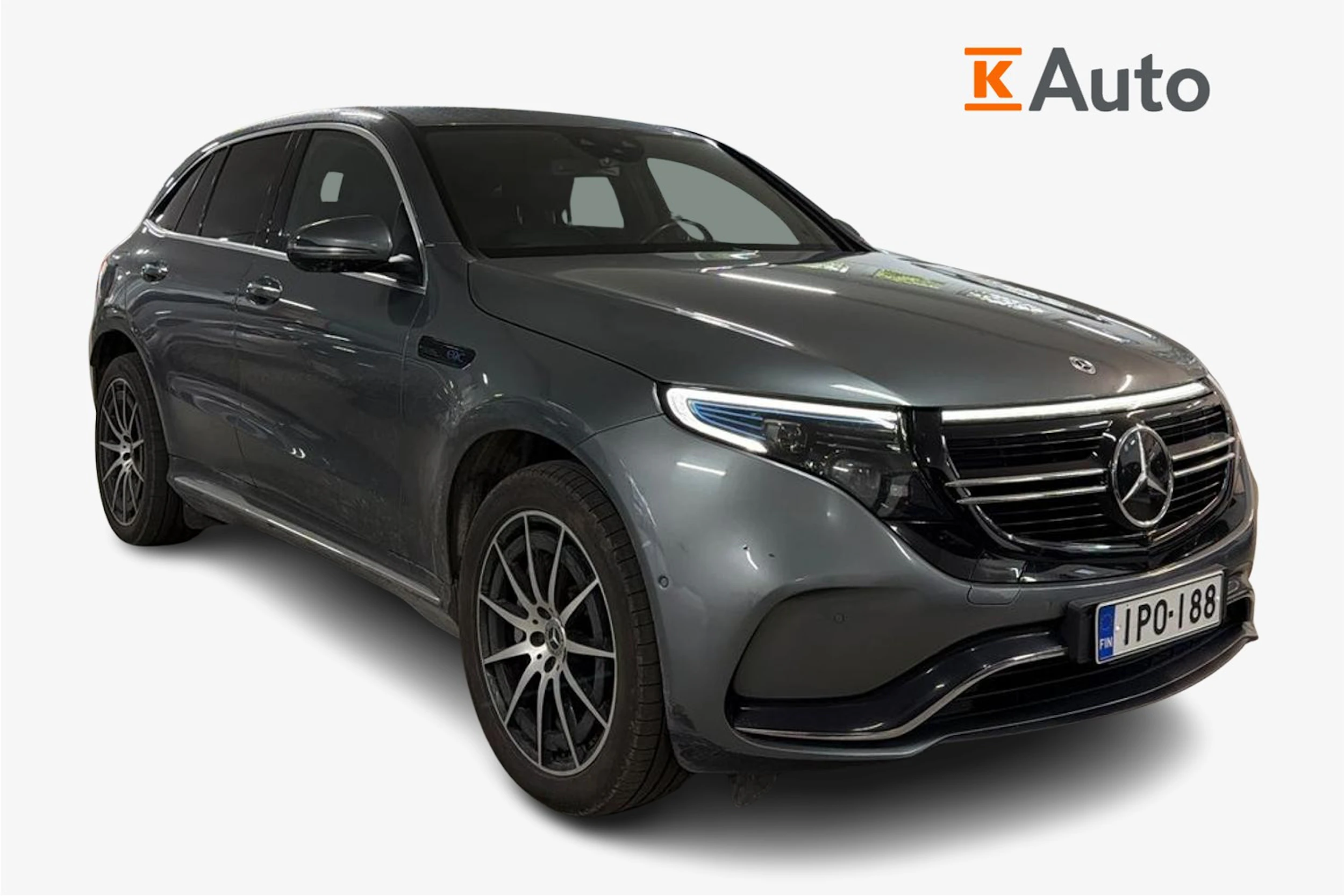 harmaa Mercedes-Benz EQC 2020 kuva 1.