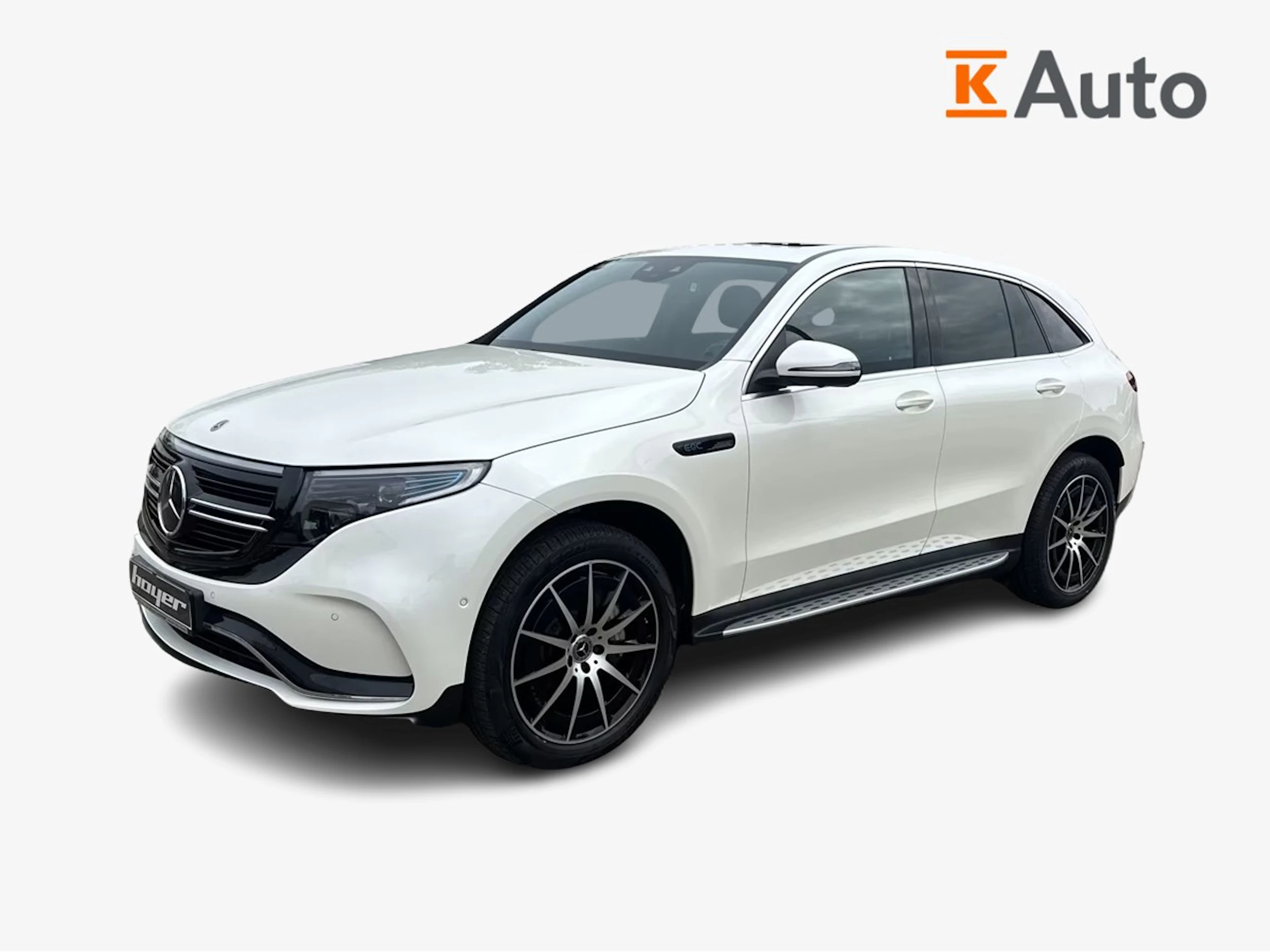 met. valkoinen Mercedes-Benz EQC 2021 kuva 1.