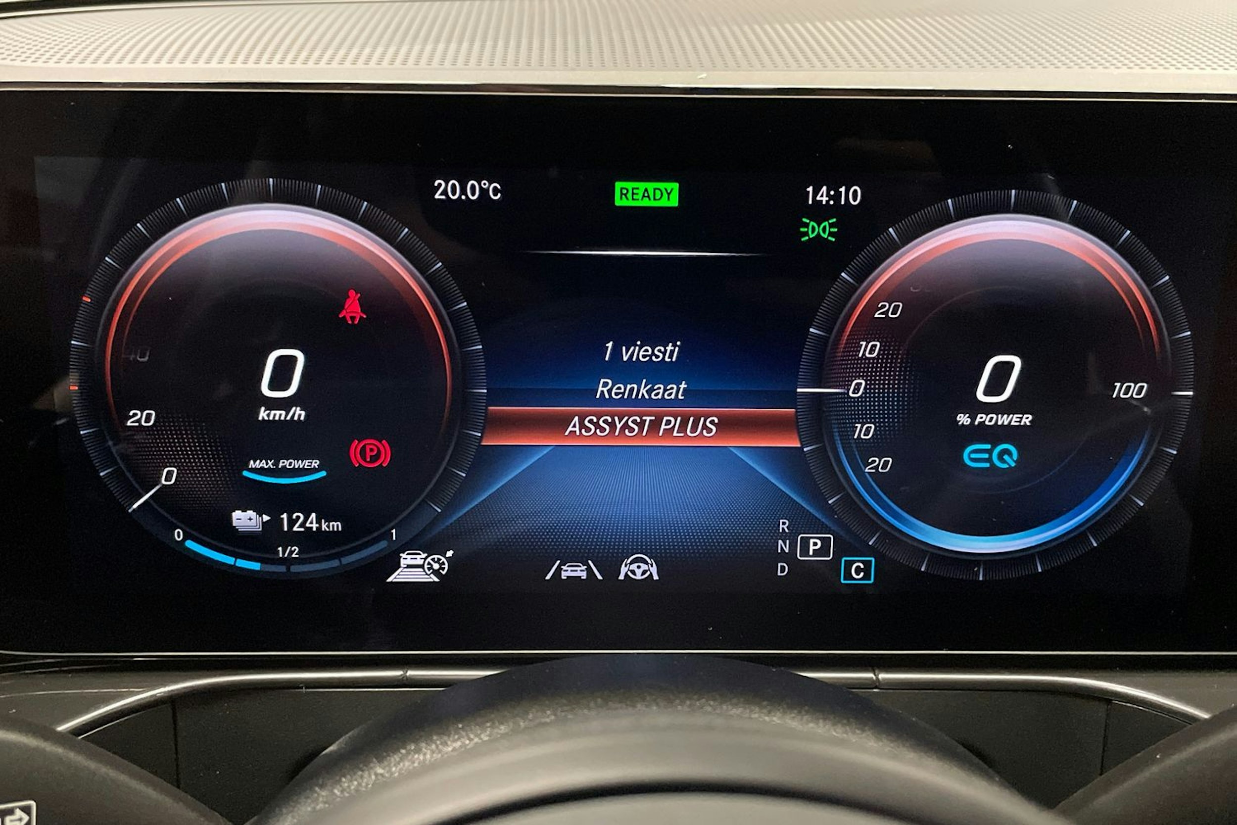 harmaa Mercedes-Benz EQC 2021 kuva 16.
