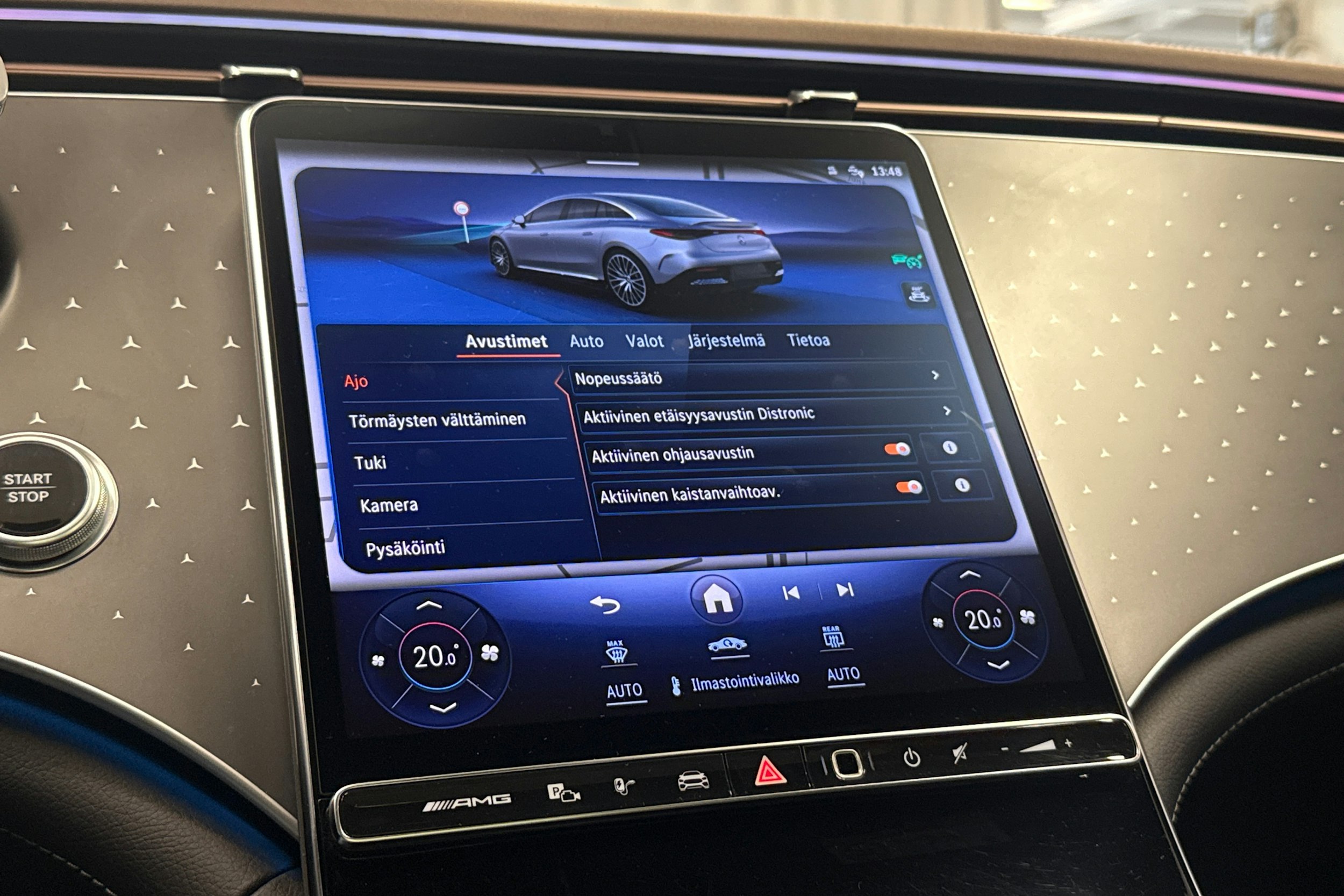 harmaa Mercedes-Benz EQE 2022 kuva 21.