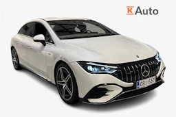 valkoinen Mercedes-Benz EQE 2023 kuva 1.
