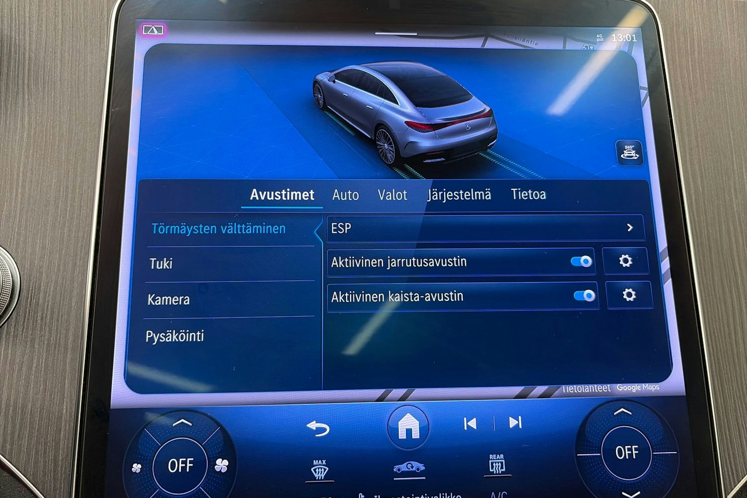 harmaa Mercedes-Benz EQE 2023 kuva 24.