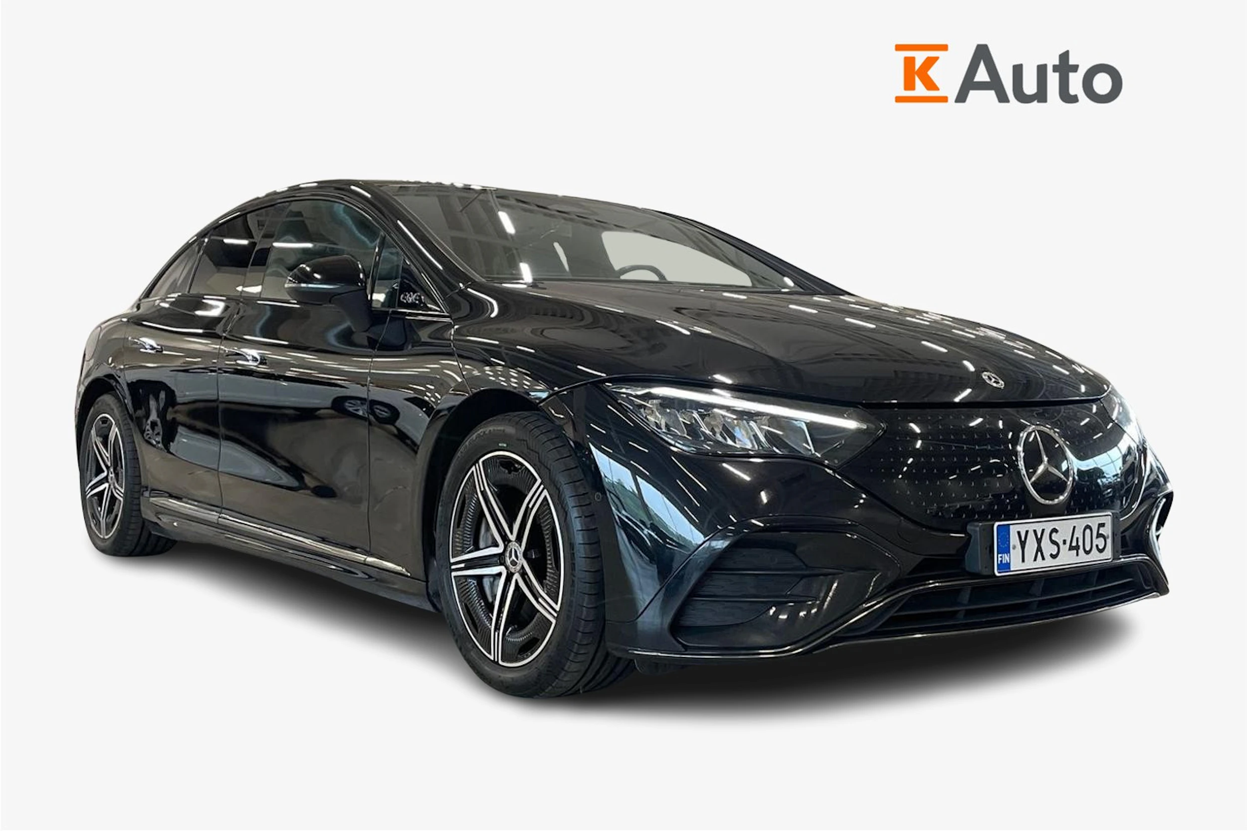 musta Mercedes-Benz EQE 2023 kuva 1.
