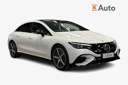 valkoinen Mercedes-Benz EQE 2024 kuva 1.