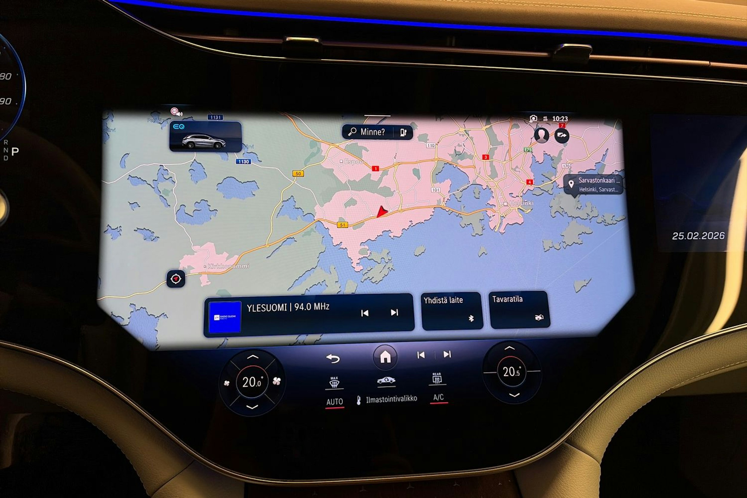 harmaa Mercedes-Benz EQE 2024 kuva 25.