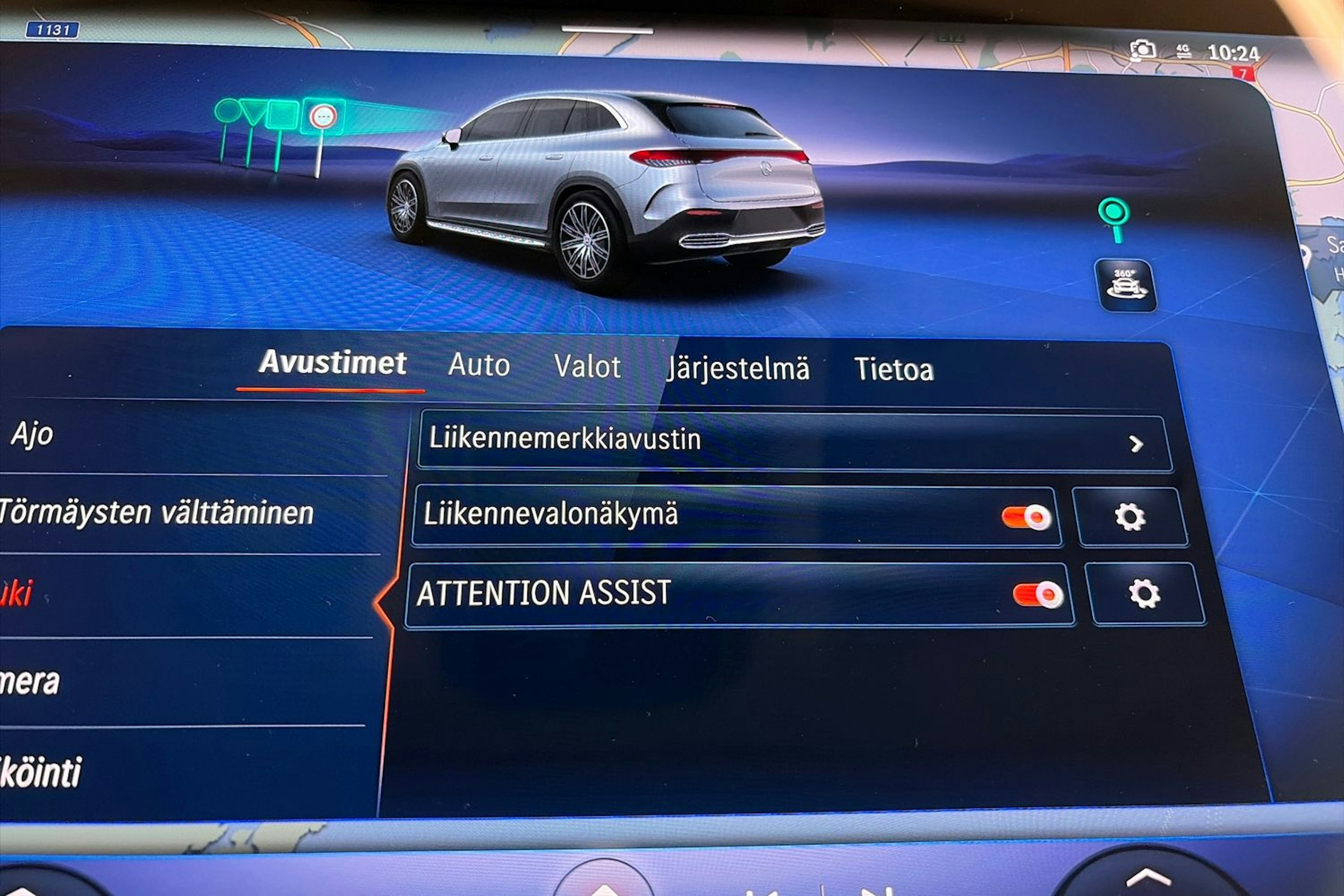 harmaa Mercedes-Benz EQE 2024 kuva 28.