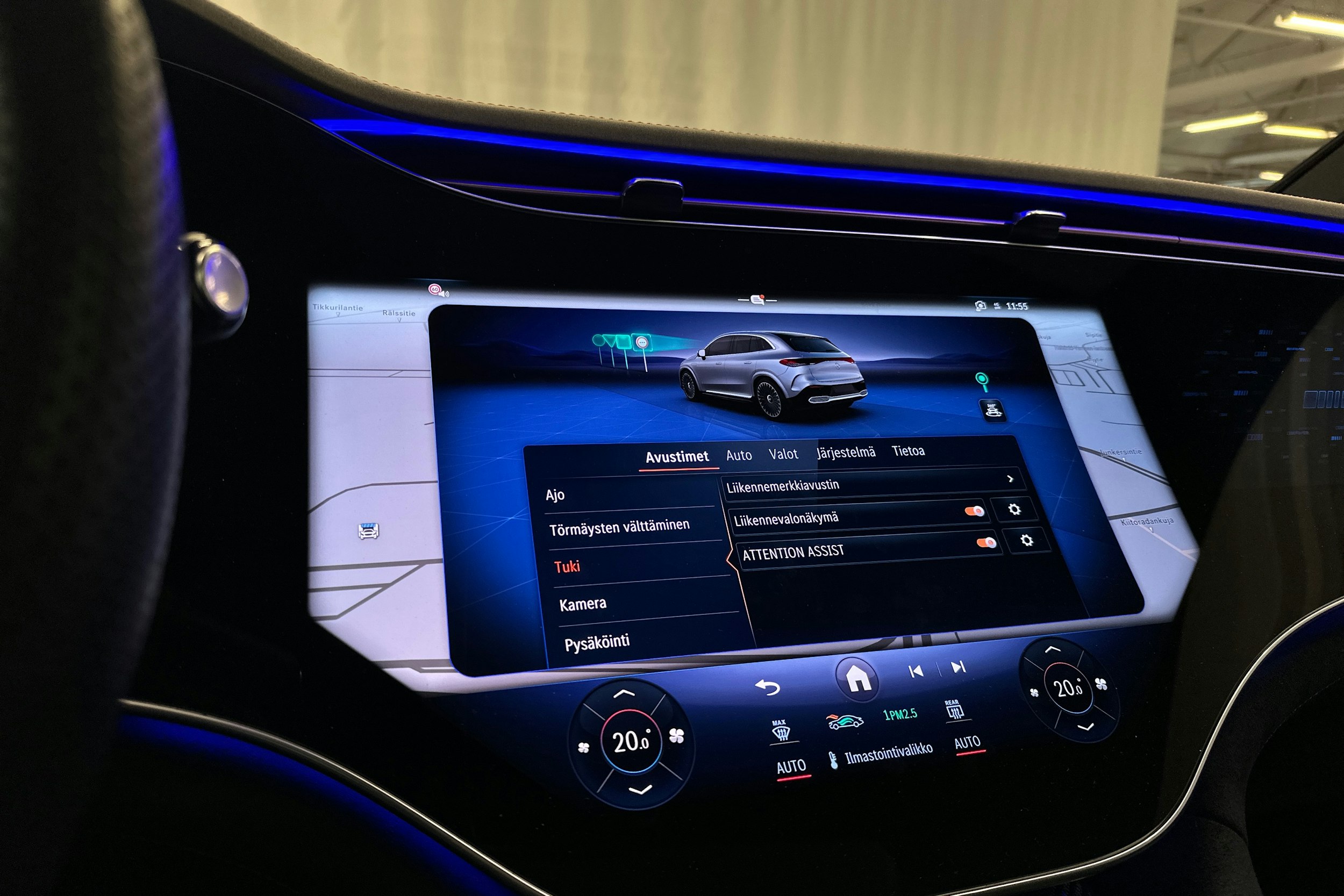 harmaa Mercedes-Benz EQE SUV 2023 kuva 22.