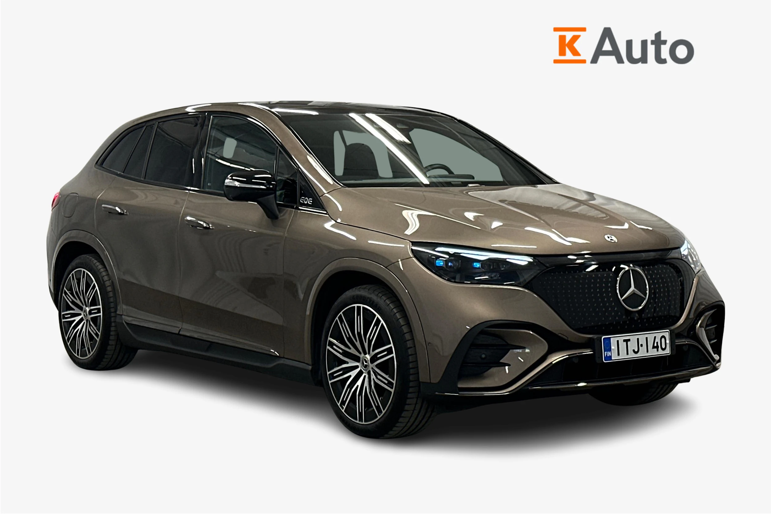 ruskea (beige) Mercedes-Benz EQE SUV 2025 kuva 1.
