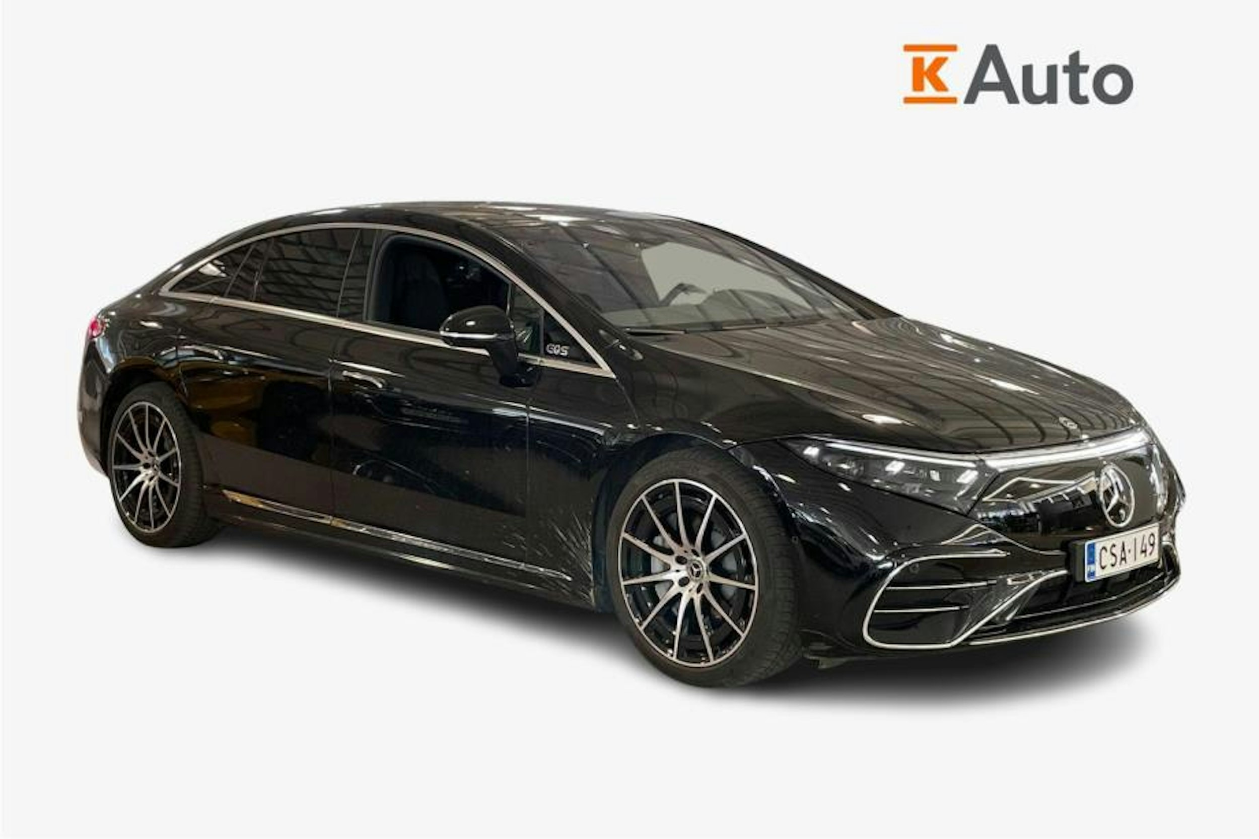 musta Mercedes-Benz EQS 2021 kuva 1.