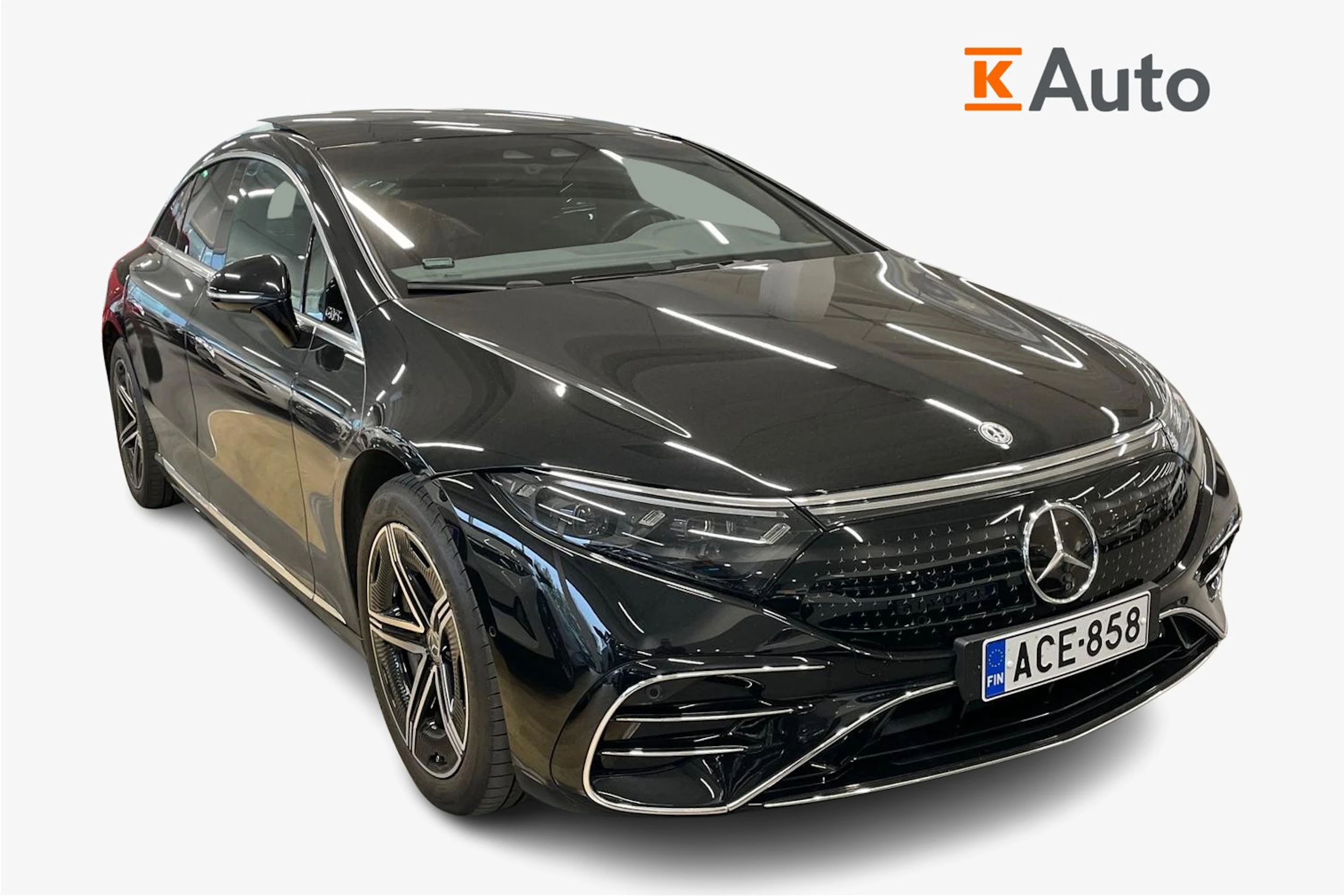 Musta Mercedes-Benz EQS 2023 kuva 1.