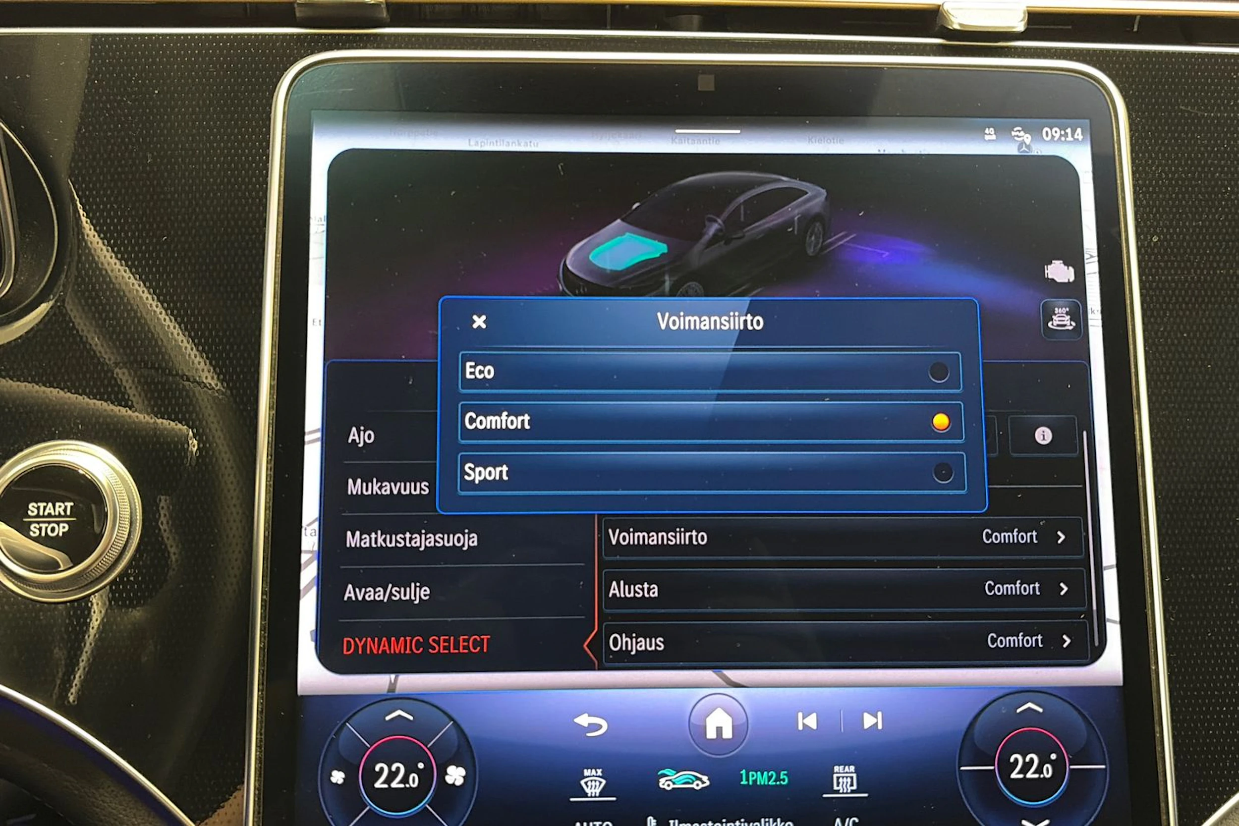musta Mercedes-Benz EQS 2022 kuva 28.